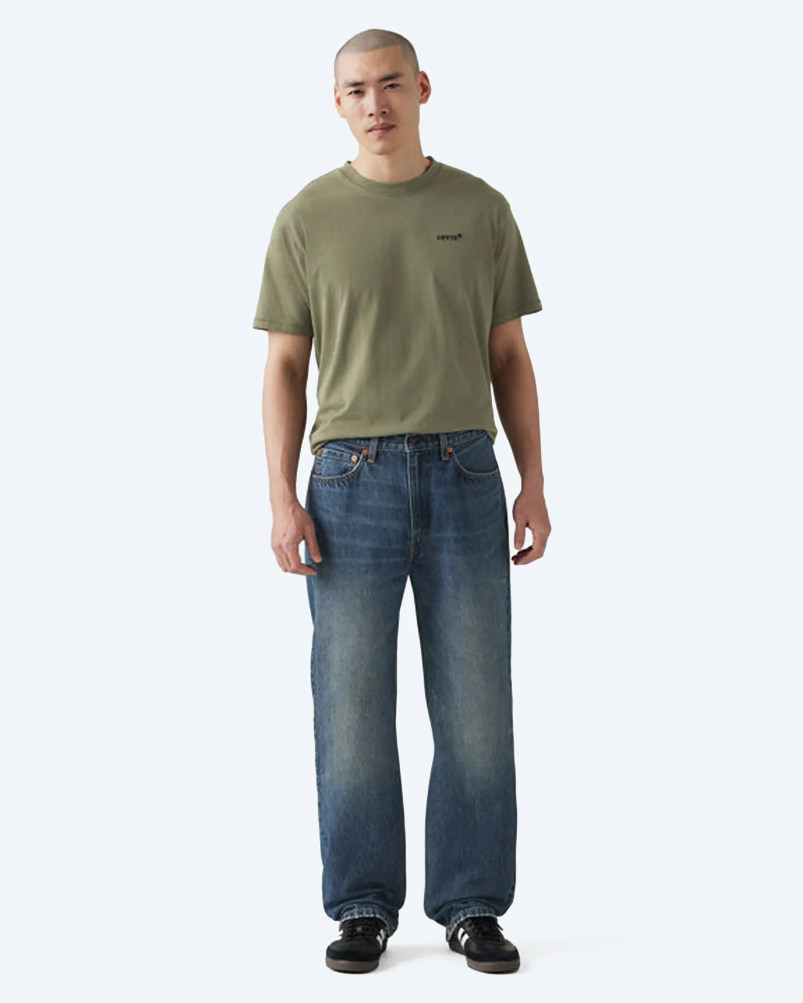 565 Loose Straight Dark Indigo Worn in Jeans Right Mind