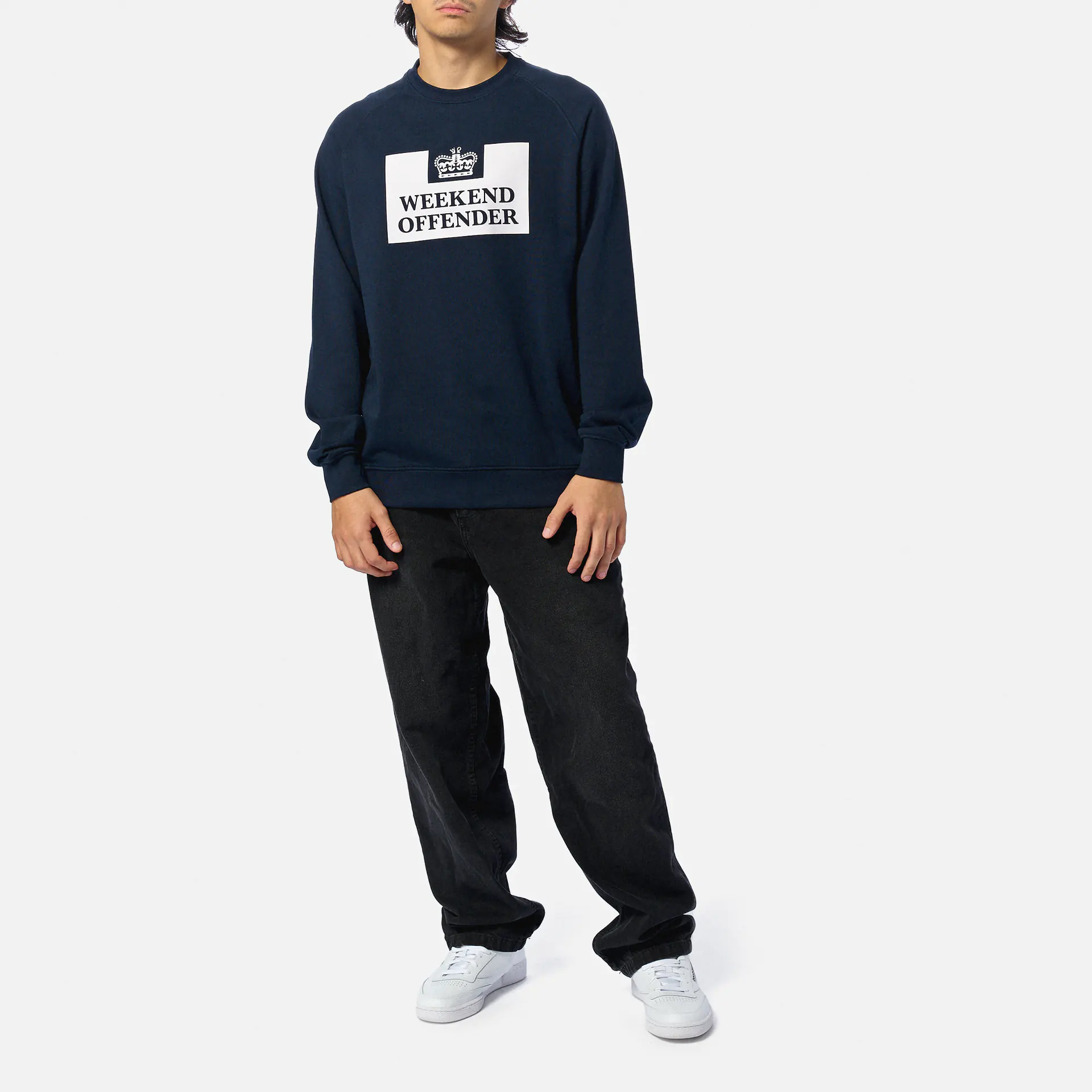 Weekend Offender Penitentiary Classic Sweatshirt Navy