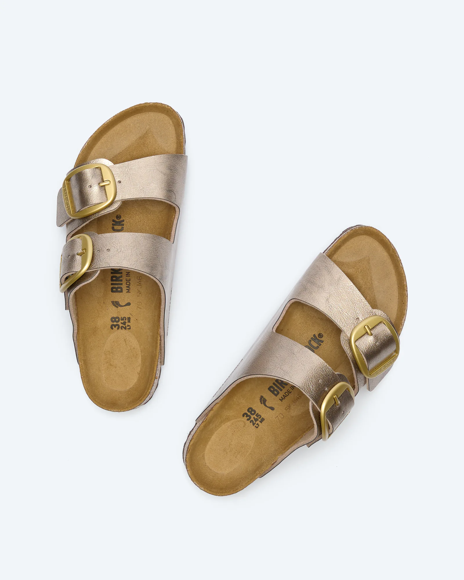 Birkenstock Arizona Big Buckle Birko-Flor Sandals Graceful Taupe