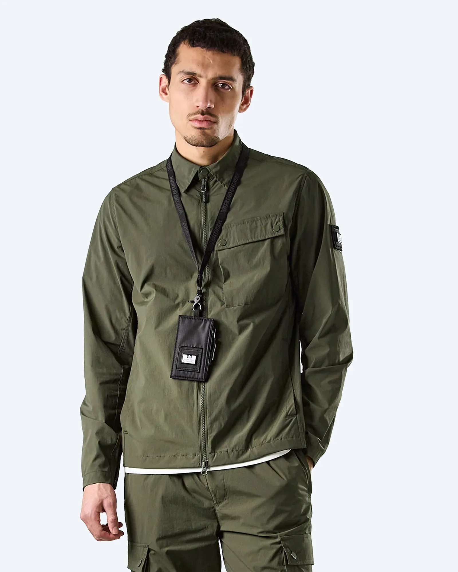 Weekend Offender Lanyard Pouch Key Ring Black Ripstop