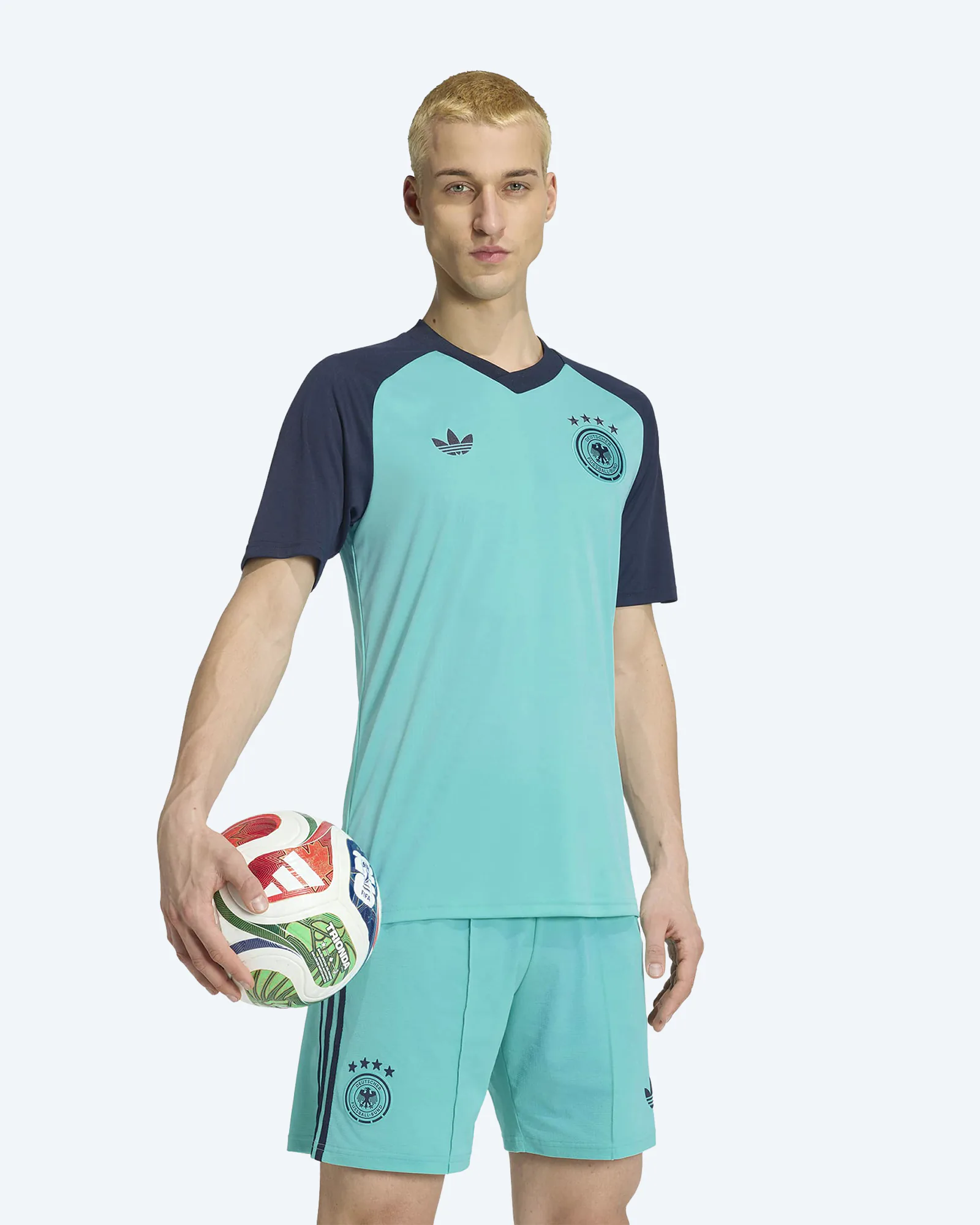 DFB Germany 26 Away Pre Match Jersey Flash Aqua