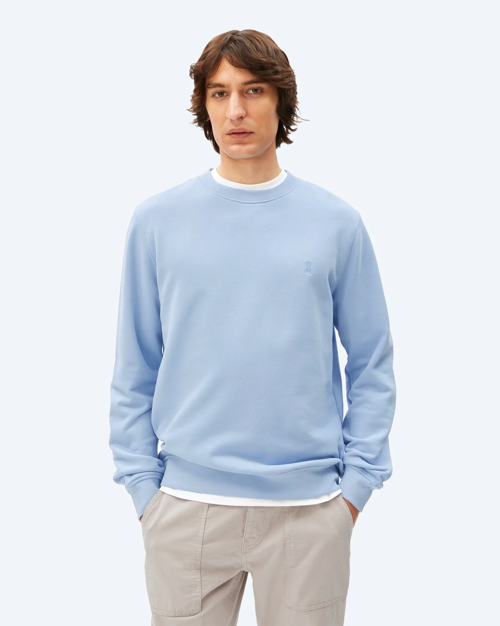 ARMEDANGELS BAARO LOOP Sweatshirt Wedgwood