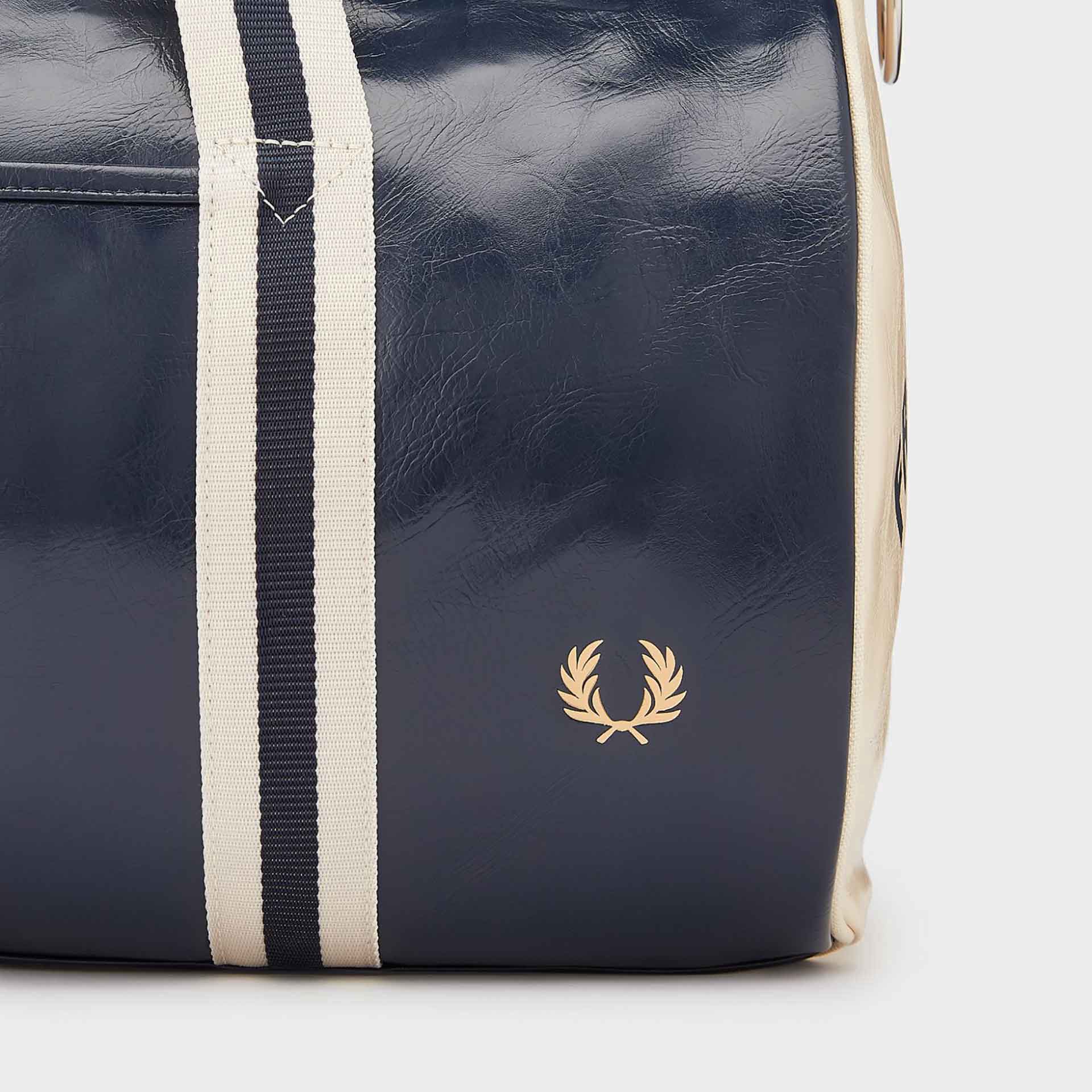 Fred Perry Classic Barrel Bag Navy/Ecru