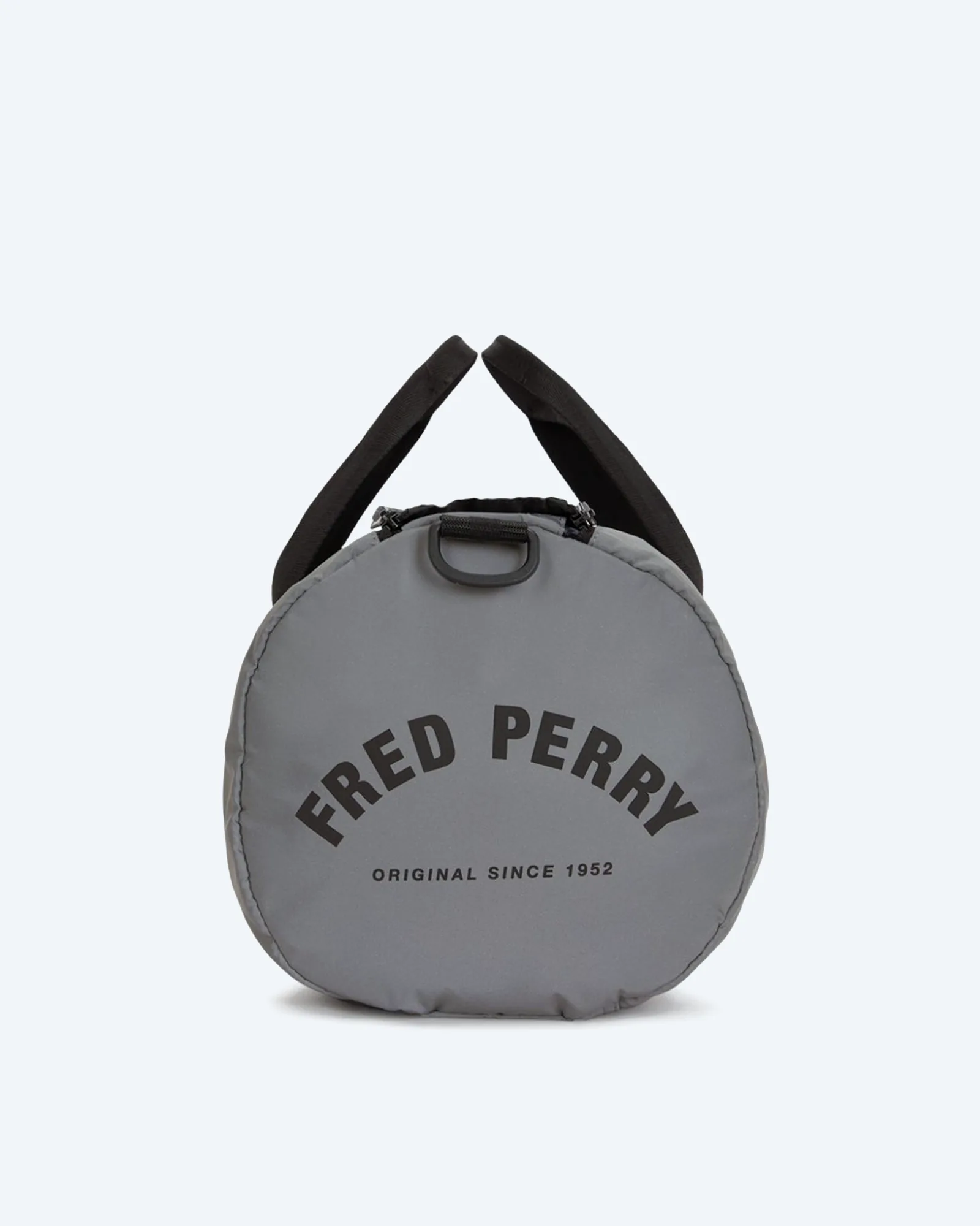 Reflective Barrel Bag Mid Grey