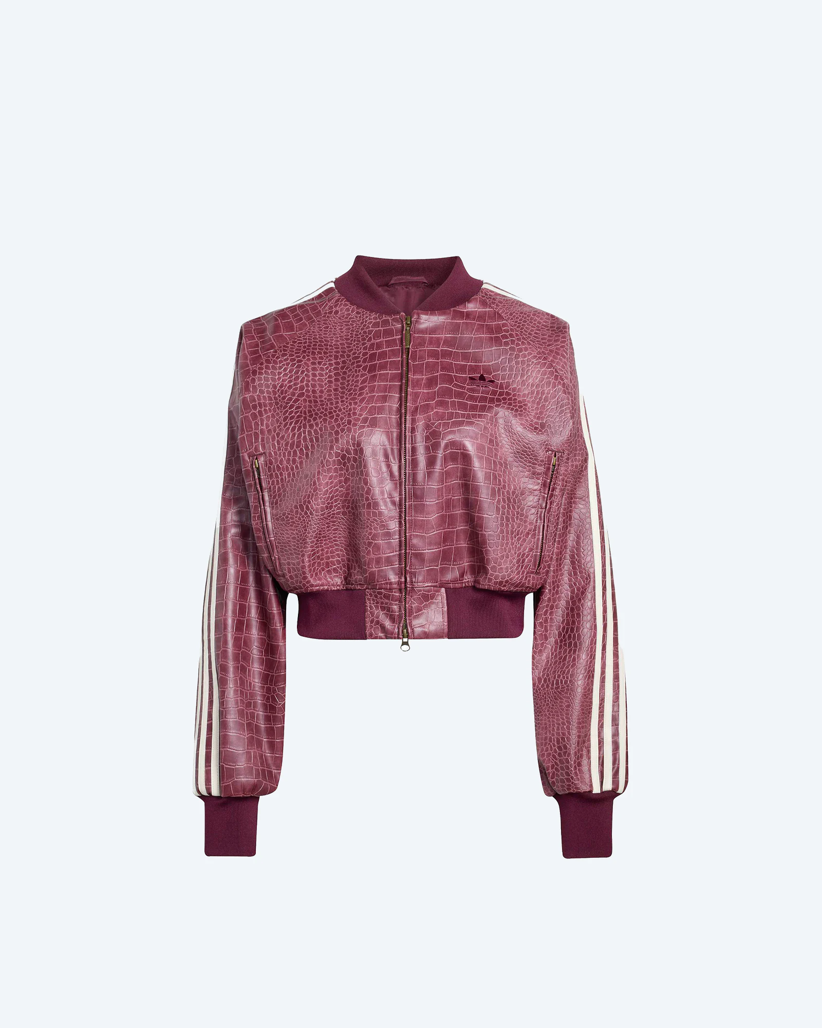 SST Pleather Jacket Maroon