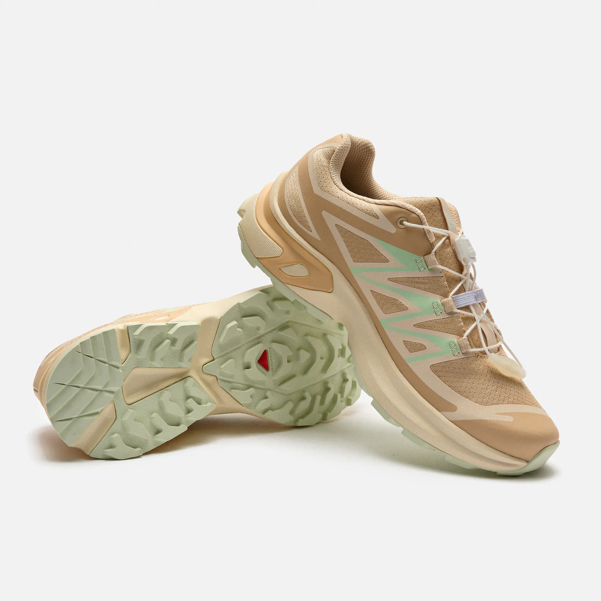 Salomon XT-EVR Sneaker Sun Kiss/ Hazelnut/Canary Green