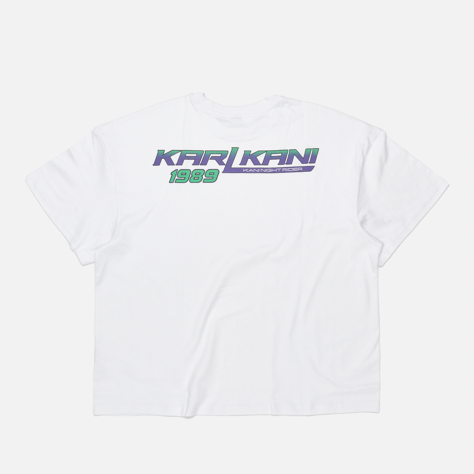 Karl Kani Small Signature Boxy Kani Night Rider T-Shirt White