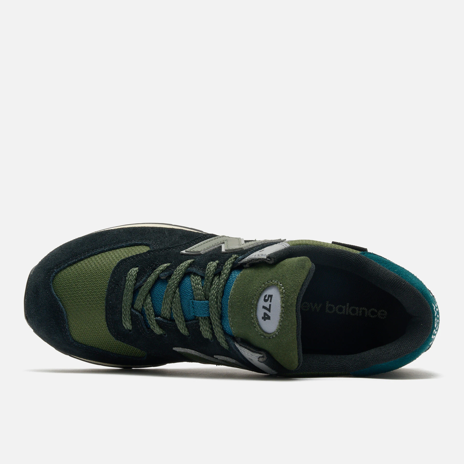 New Balance U574KBG Sneaker Black/Green