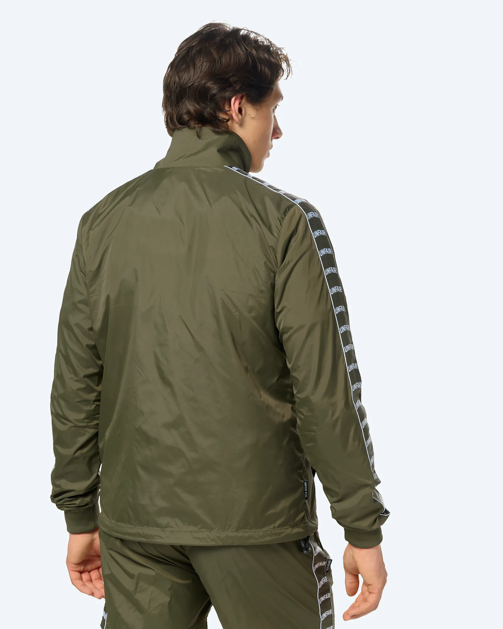 Unfair Athletics Curved Tape Tracktop Olive