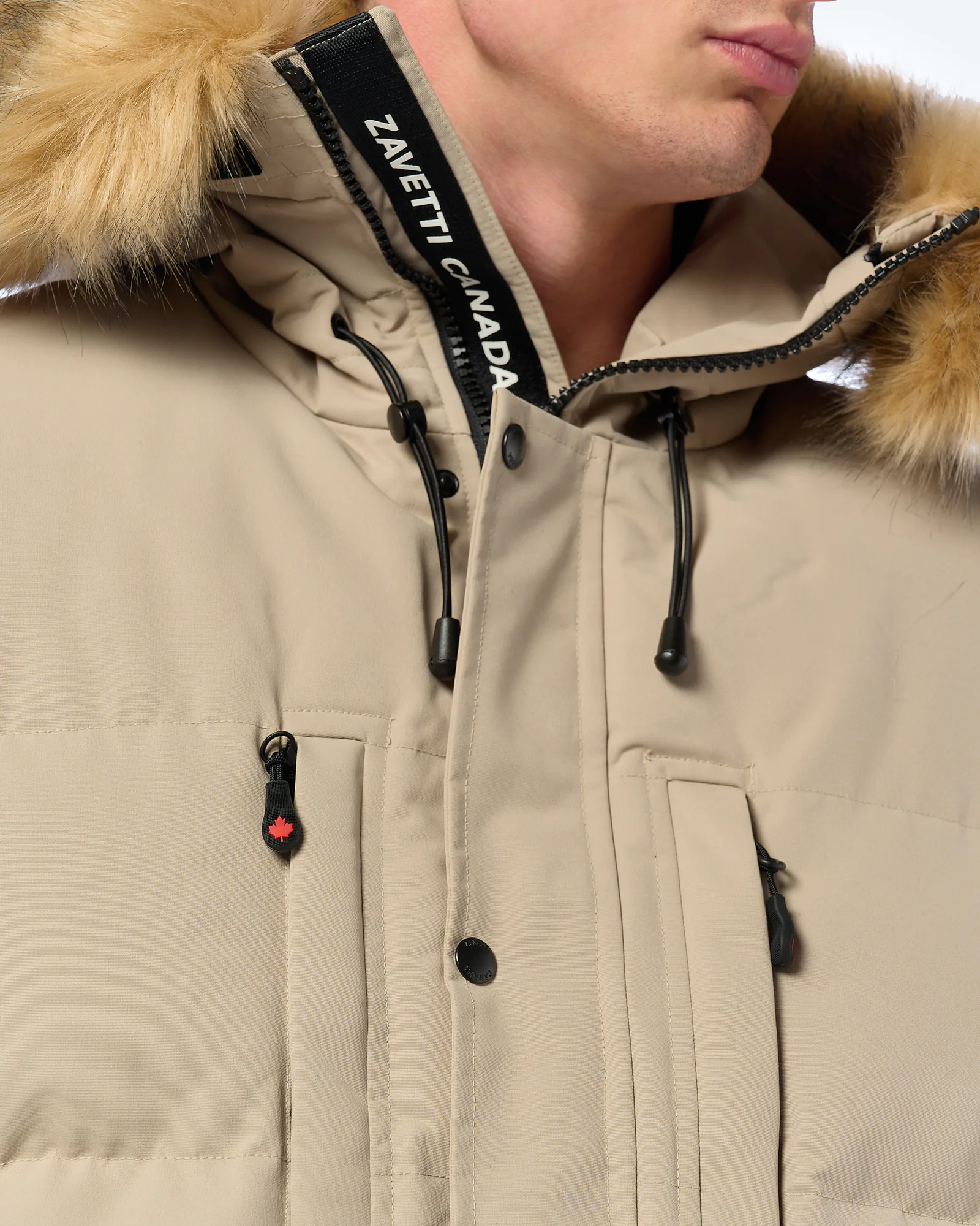 Zavetti Canada Oshawa 2.0 Puffer Parka Jacket Pure Cashmere