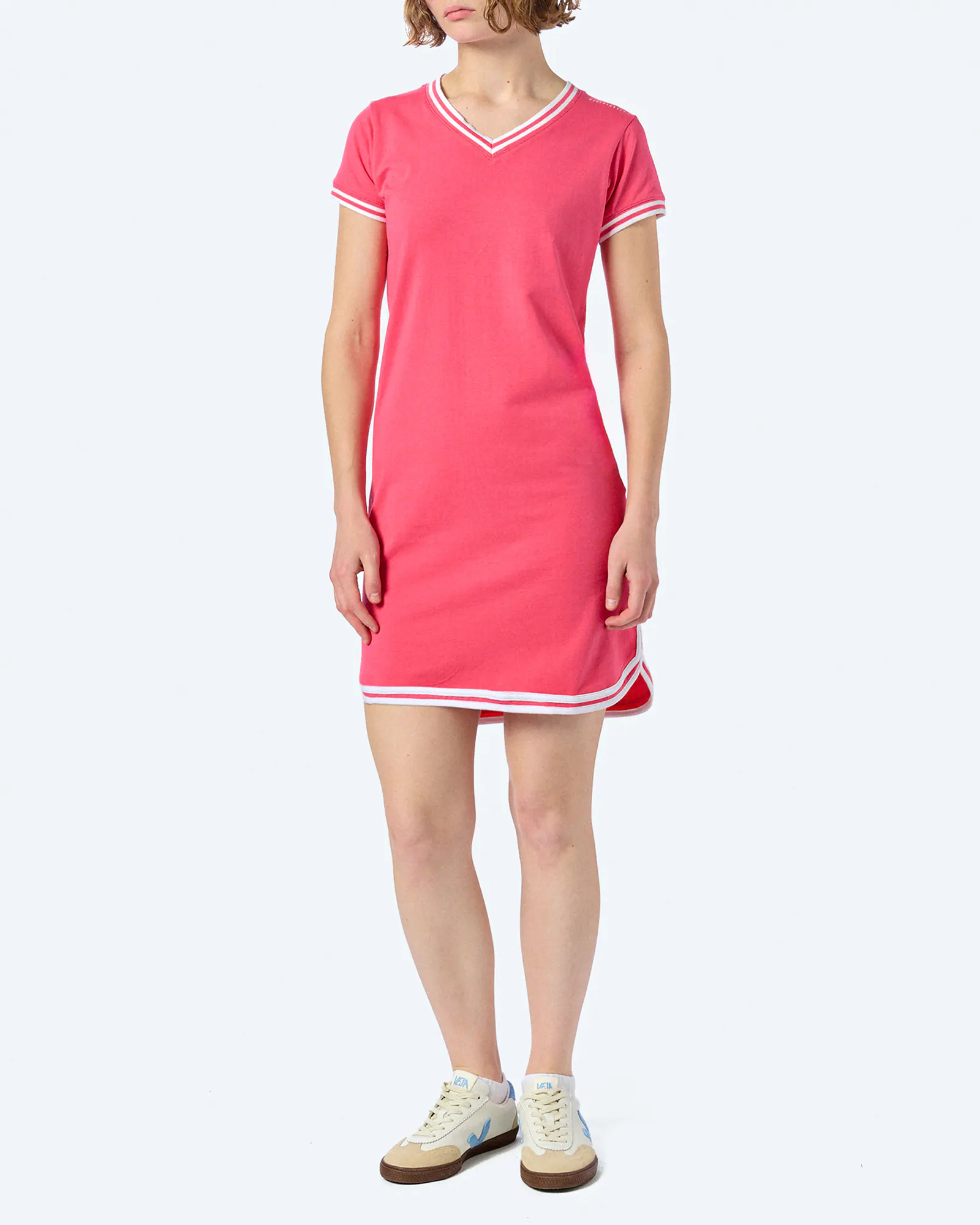 Kleinigkeit Görls Skörti V-Neck Dress Paradise Pink Kleinigkeit Görls Skörti V-Neck Dress Paradise Pink