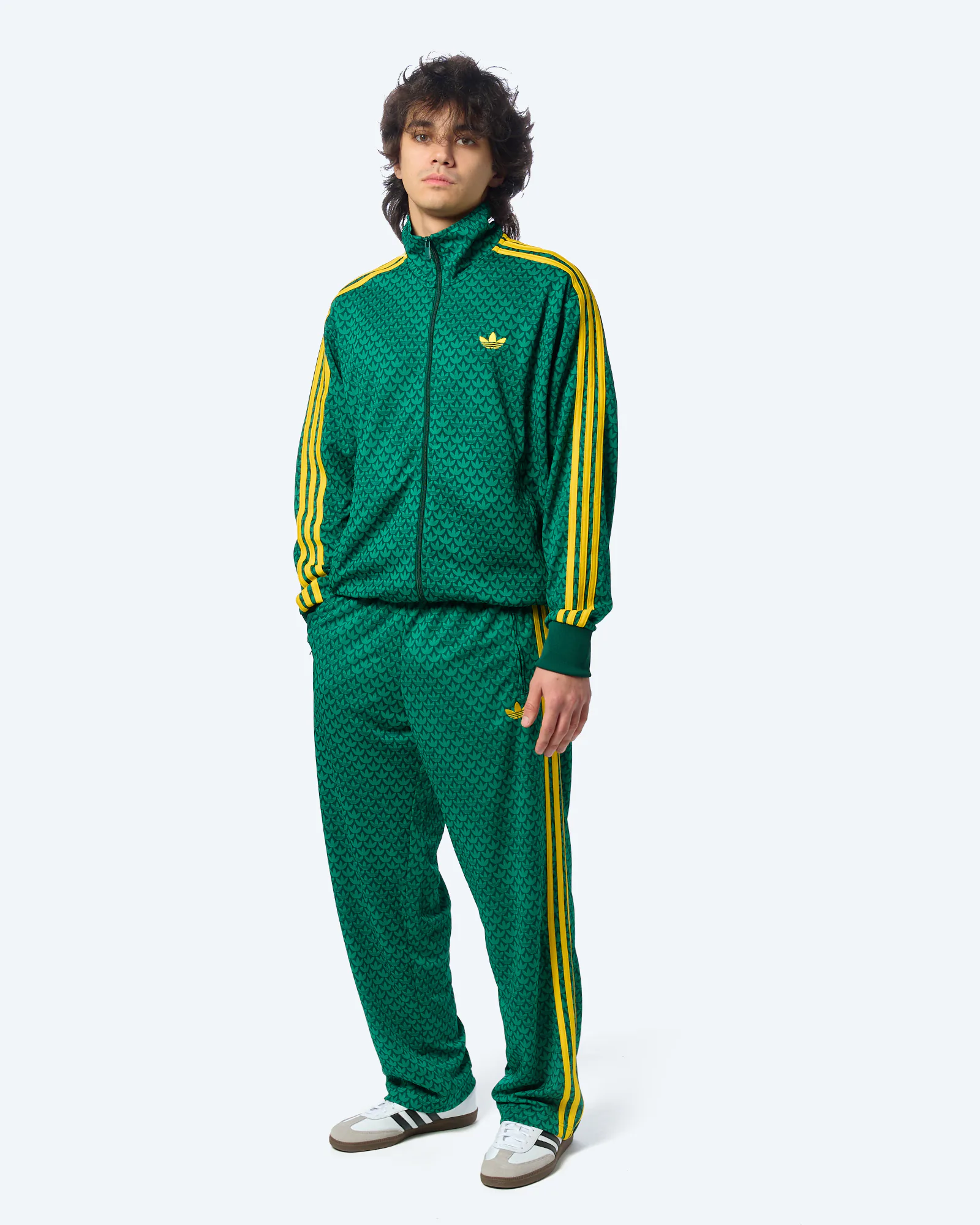 adidas Originals Firebird Monogram Track Pants Green