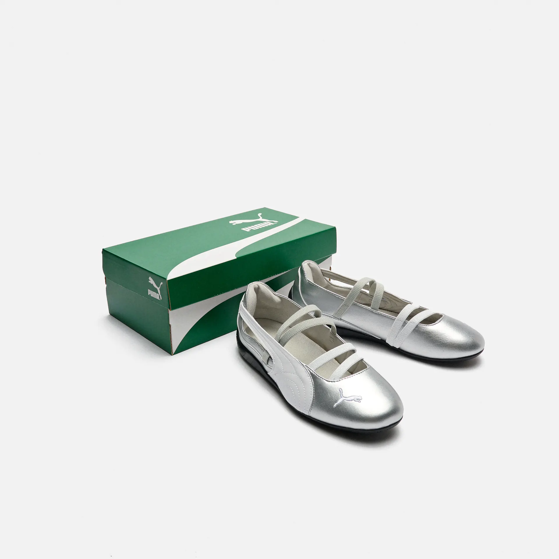 PUMA Speedcat Ballet Metallic Wns Sneakers Silver/White