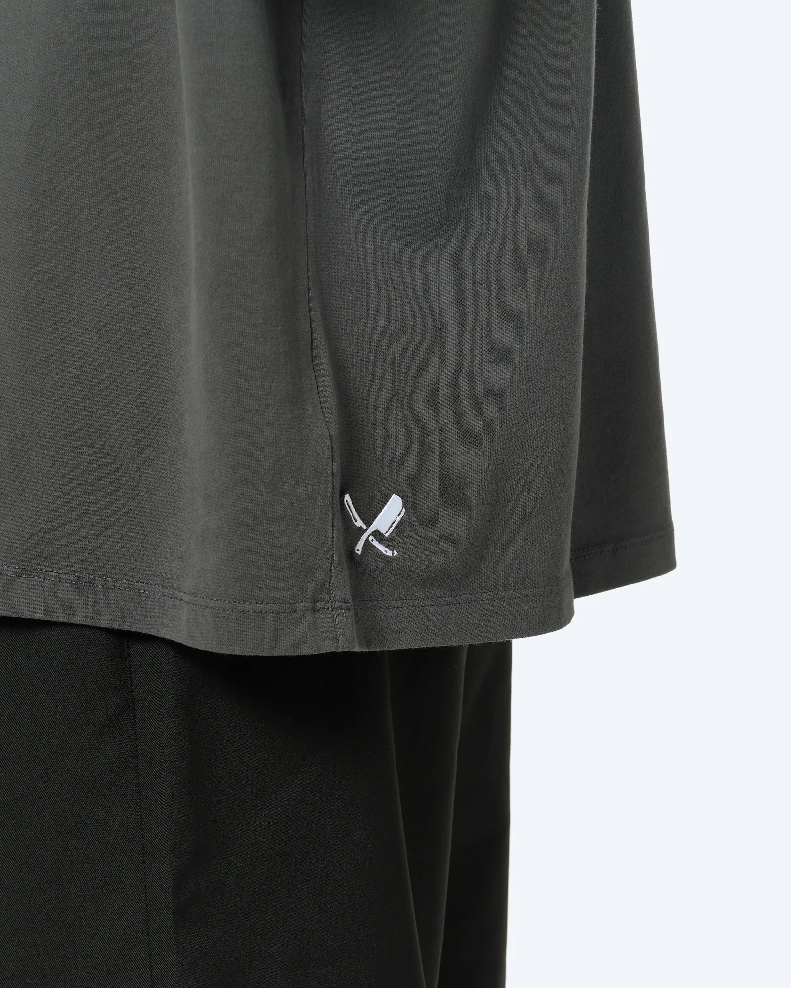 Distorted People Classic Peached Oversized T-Shirt Dusk