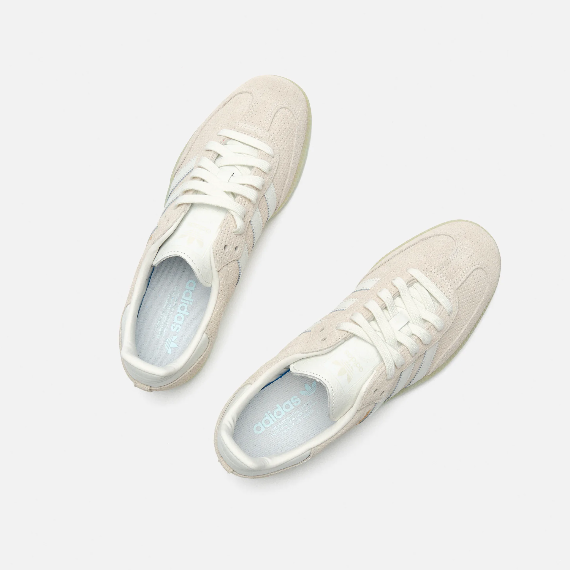 adidas Originals Samba OG Sneaker Core White/Core White/Almost Blue
