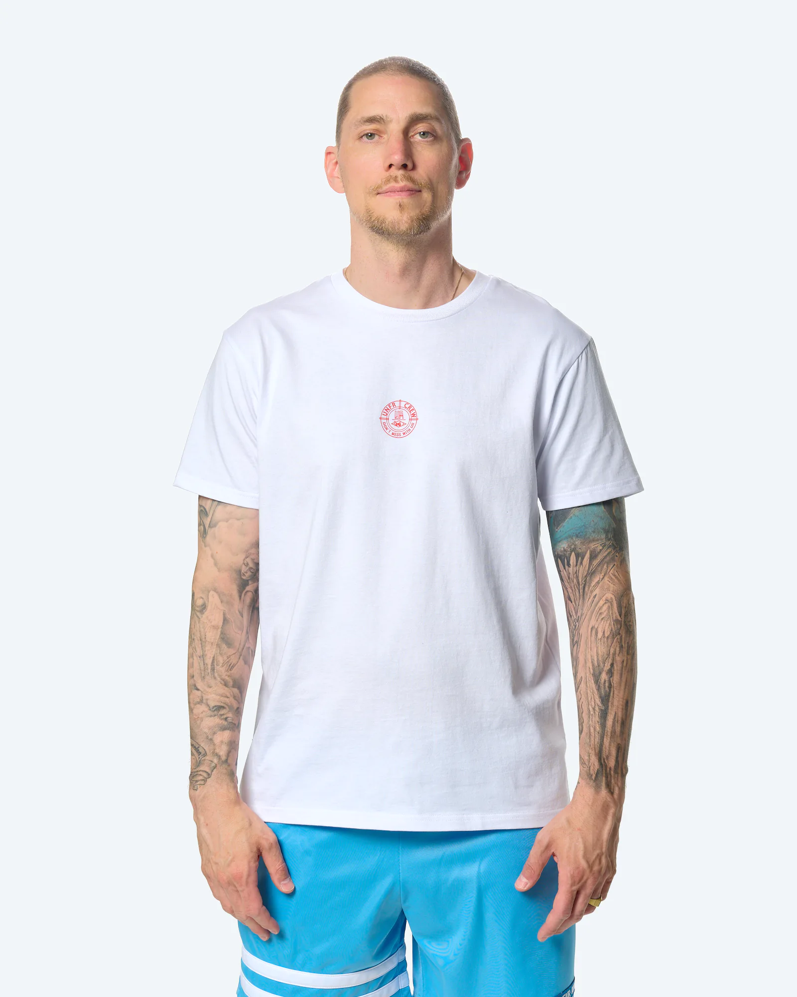 DMWU Pin T-Shirt White/Red
