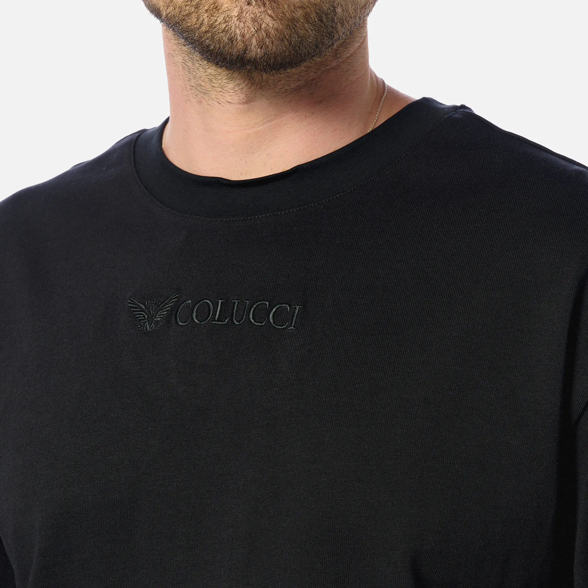Colucci Logo T-Shirt Ikarus Black/Black