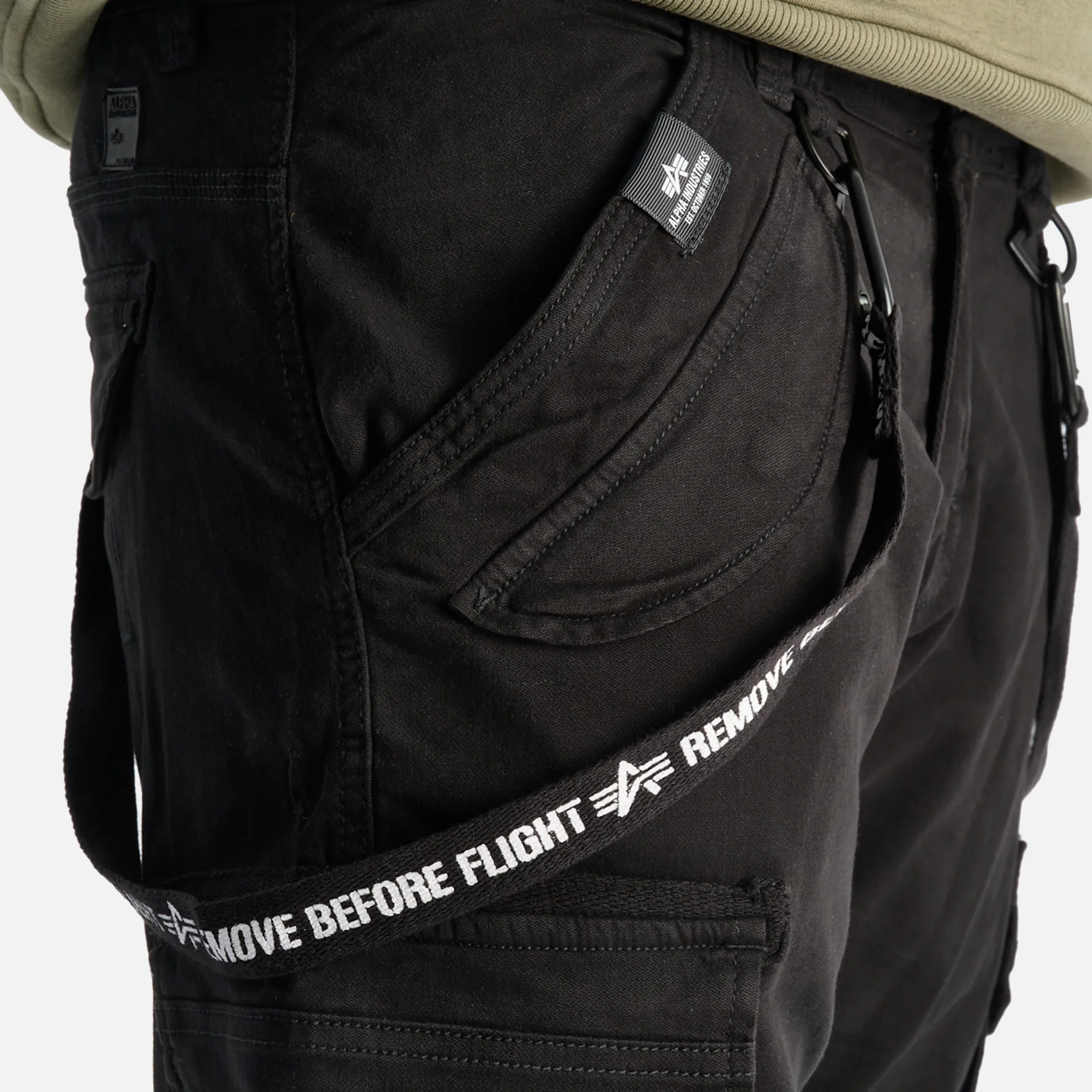 Alpha Industries Utility Cargo Pants Black