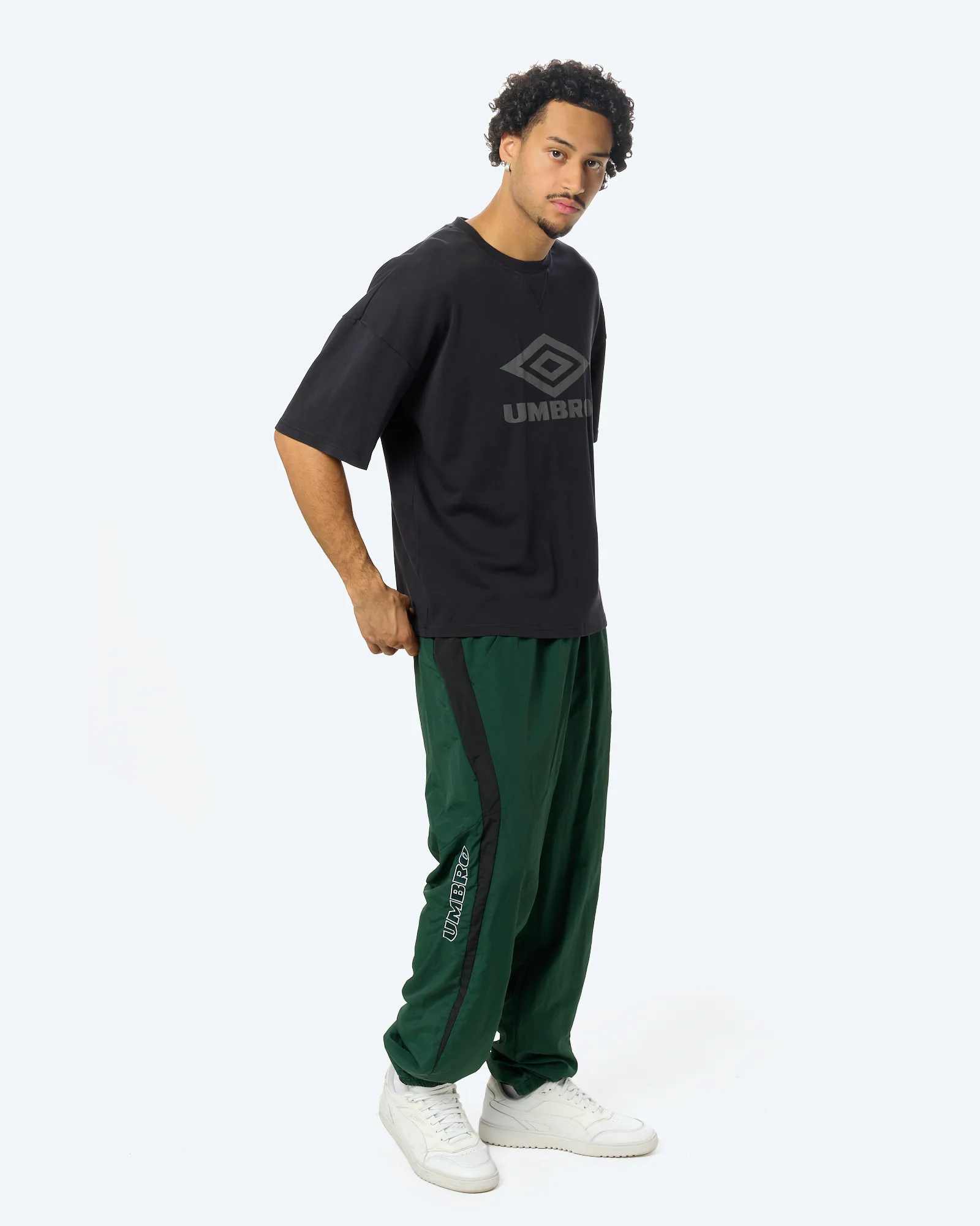 Washed Boxy T-Shirt Black/Sedona Sage