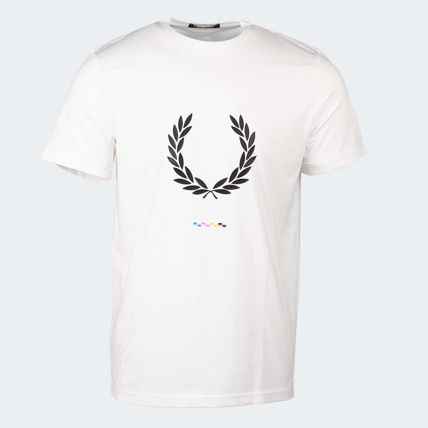Fred Perry T-Shirt mit Logo-Print und Registration-Print