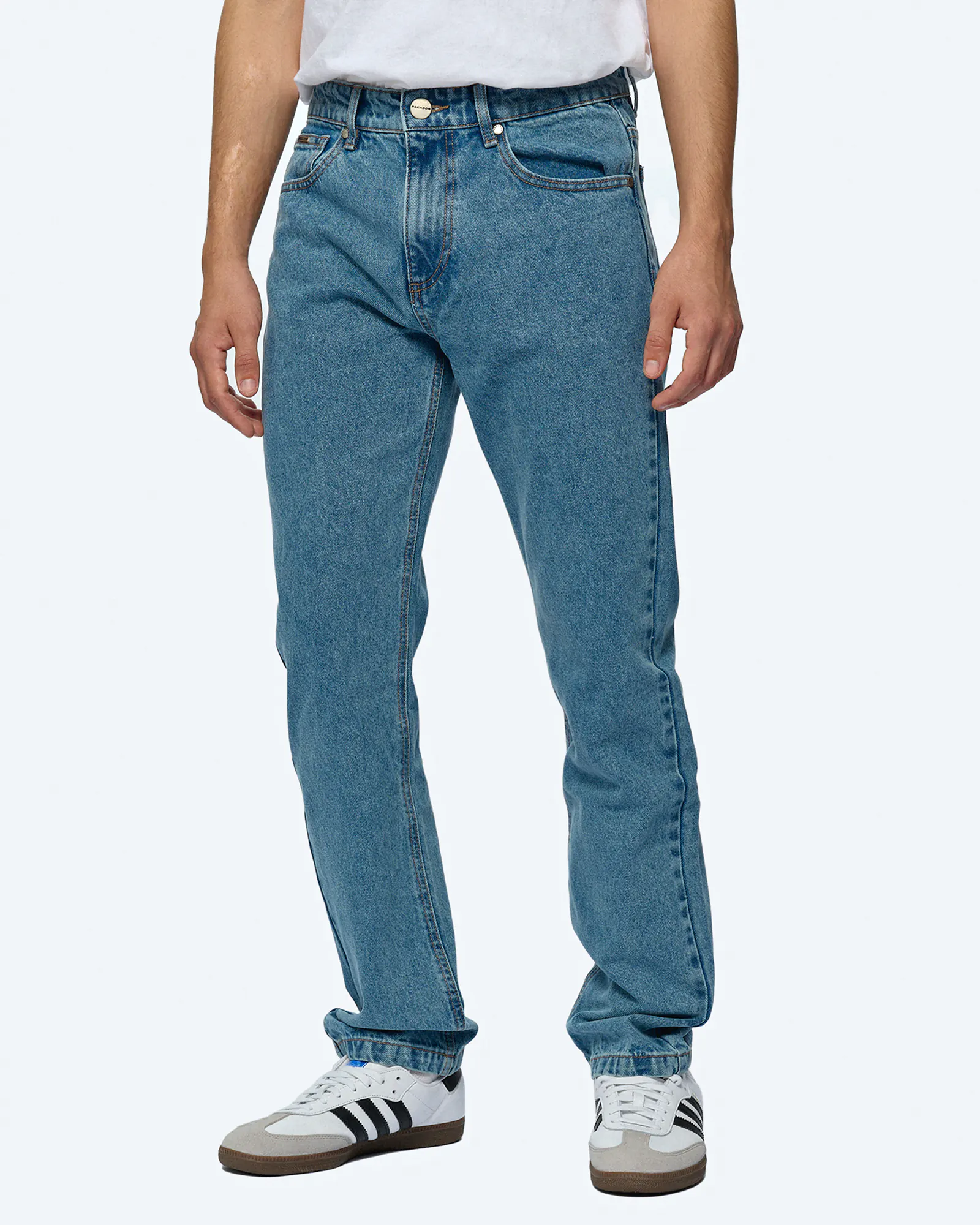PEGADOR Baures Straight Jeans Washed Blue PEGADOR Baures Straight Jeans Washed Blue