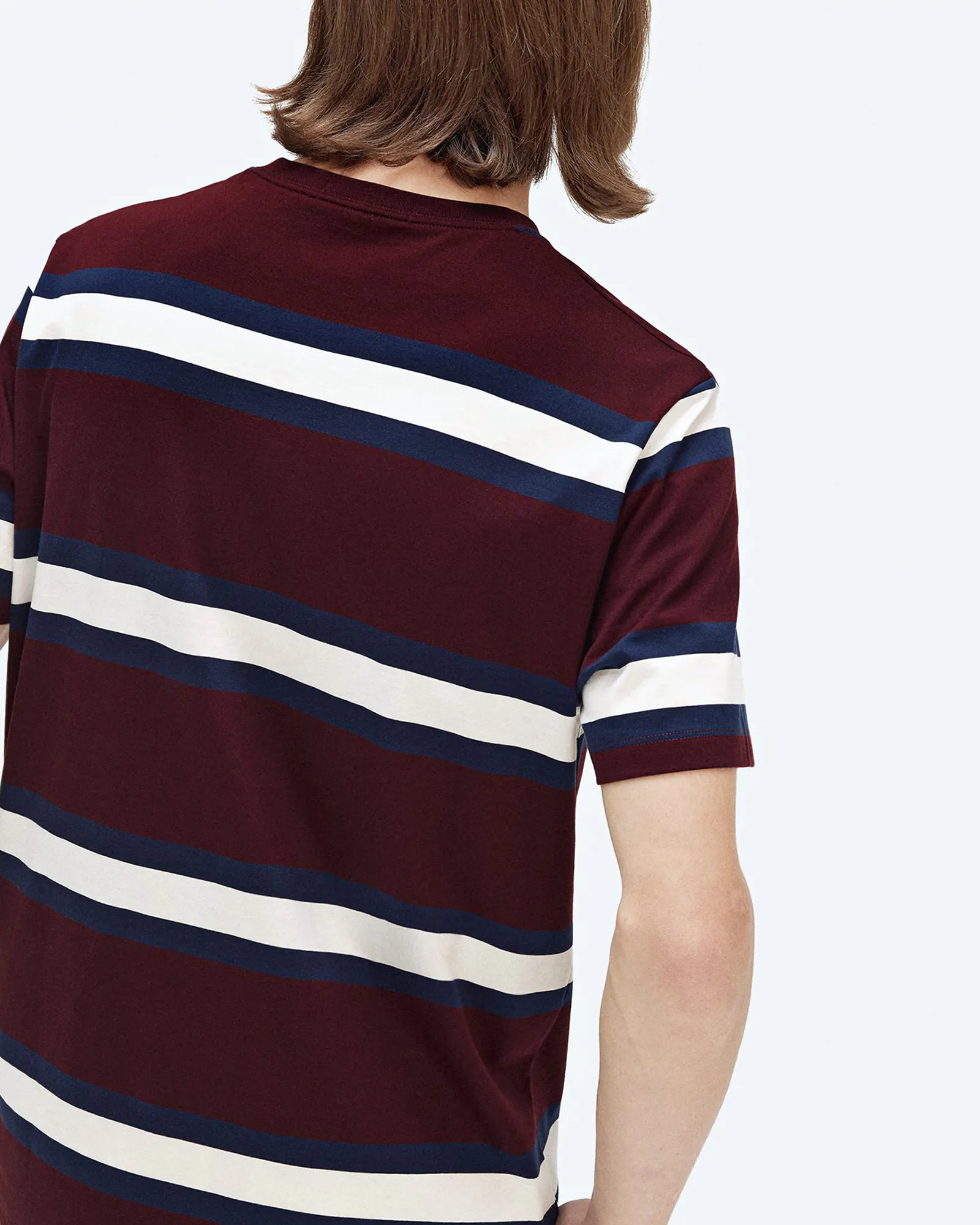 Fred Perry Bold Stripe T-Shirt Oxblood