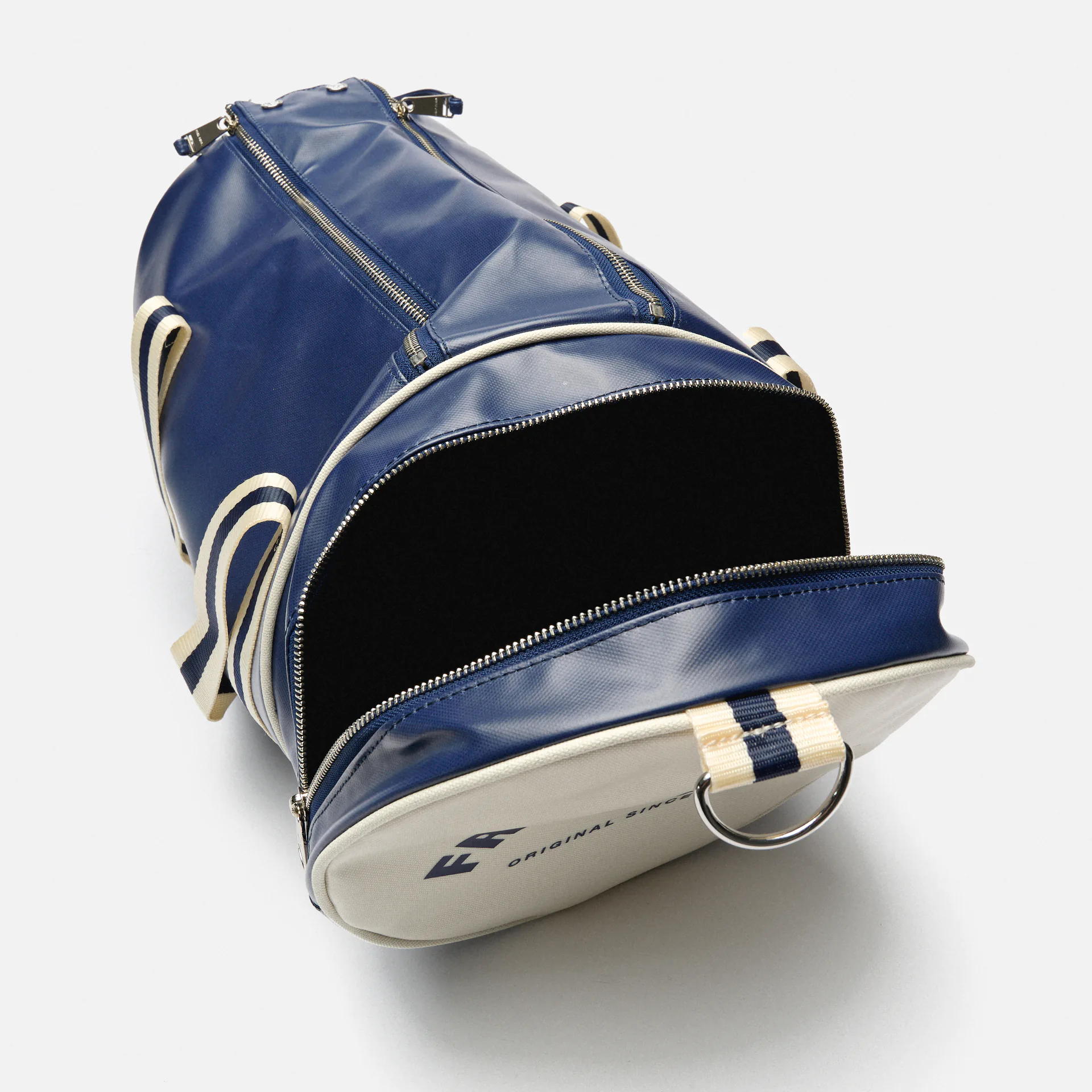 Duffle Bag Fred Perry Tasche Braun Klassische Sporttasche Olivgrün