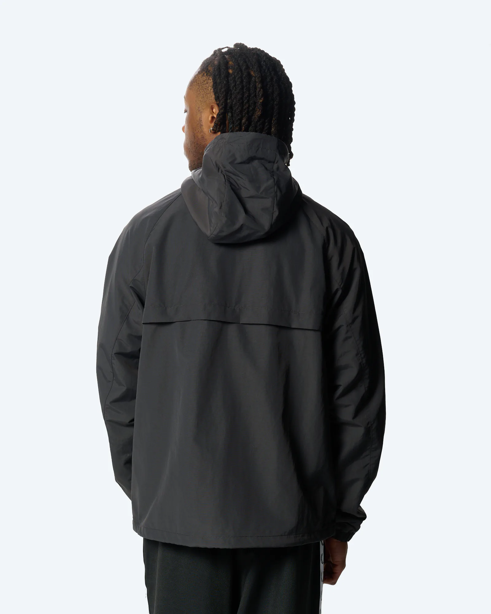 Fred Perry Hooded Shell Jacket Anchor Grey