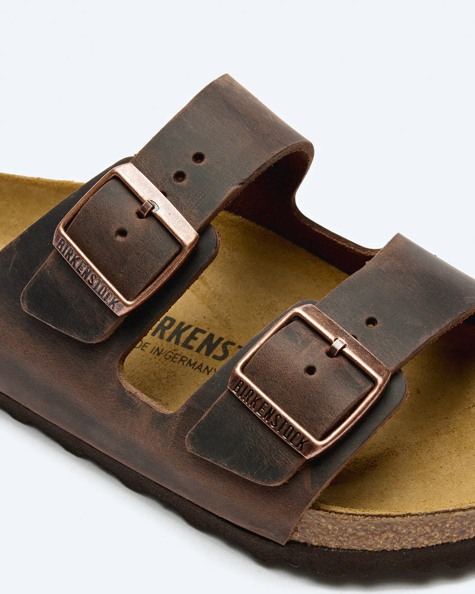 Birkenstock Arizona Oiled Leather Sandals Habana