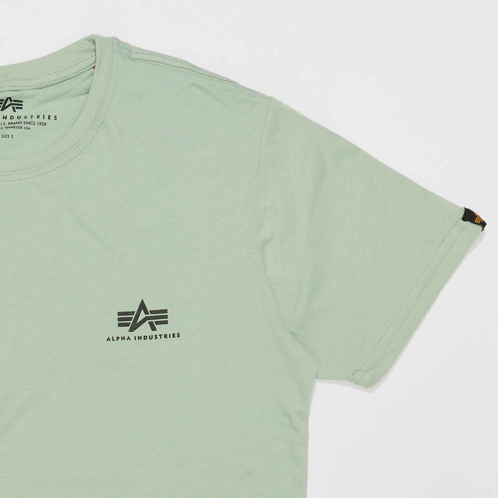 Alpha Industries Basic T-Shirt Small Logo Dusty Green