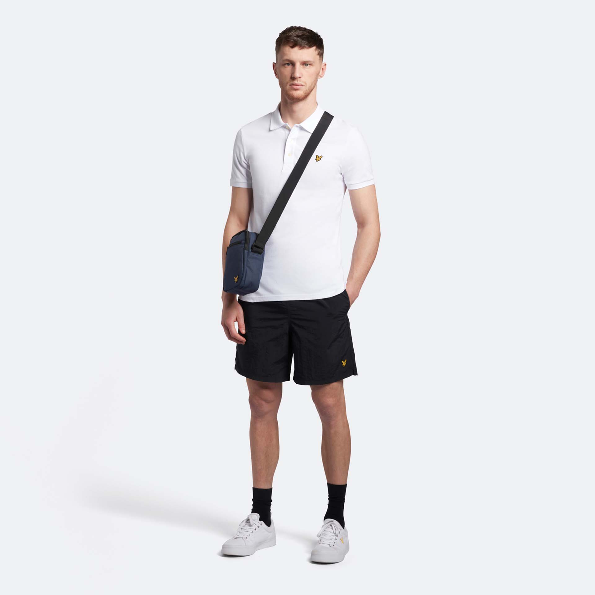 Lyle & Scott Plain Polo T-Shirt White