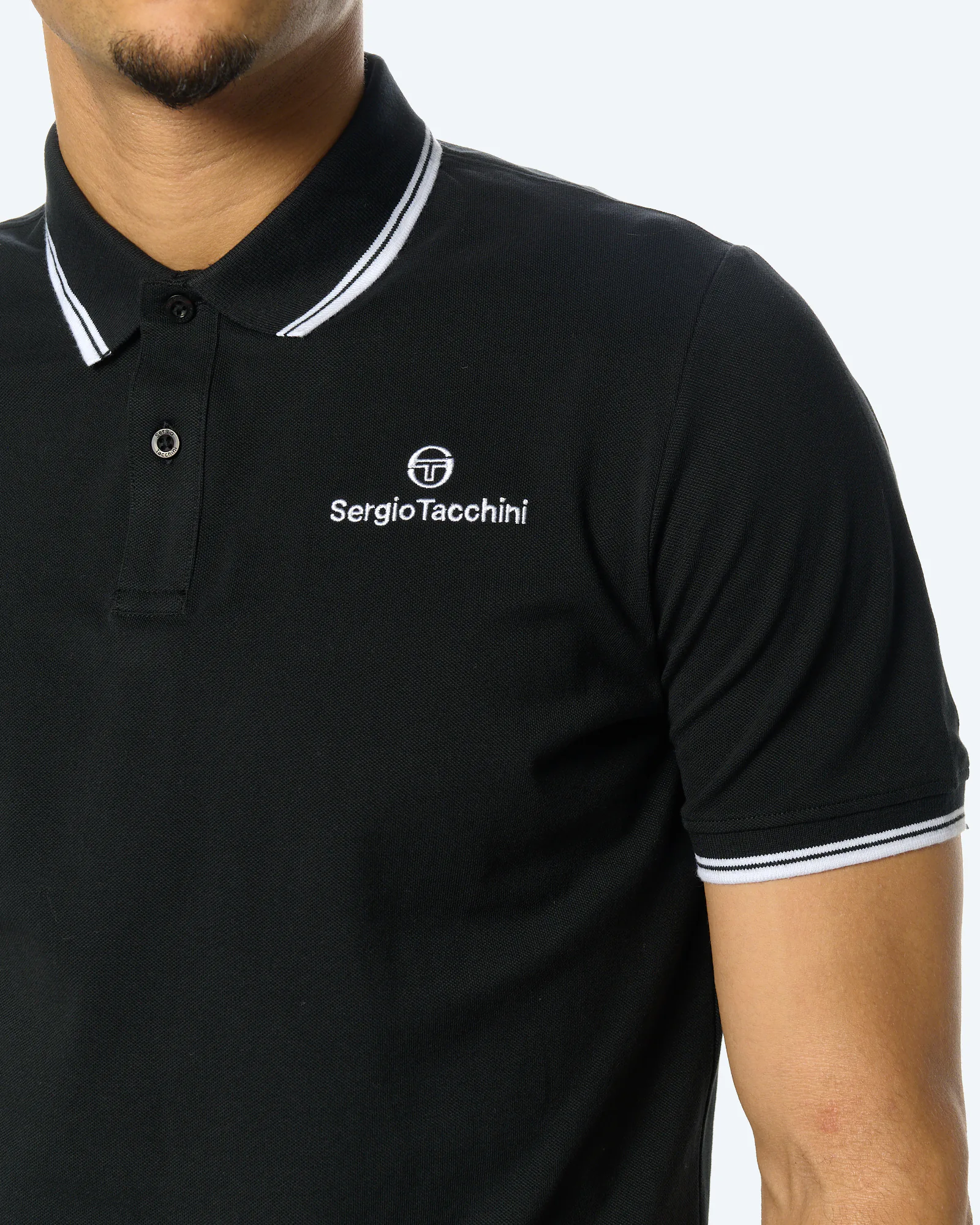 Reed 025 Co Polo Black/White