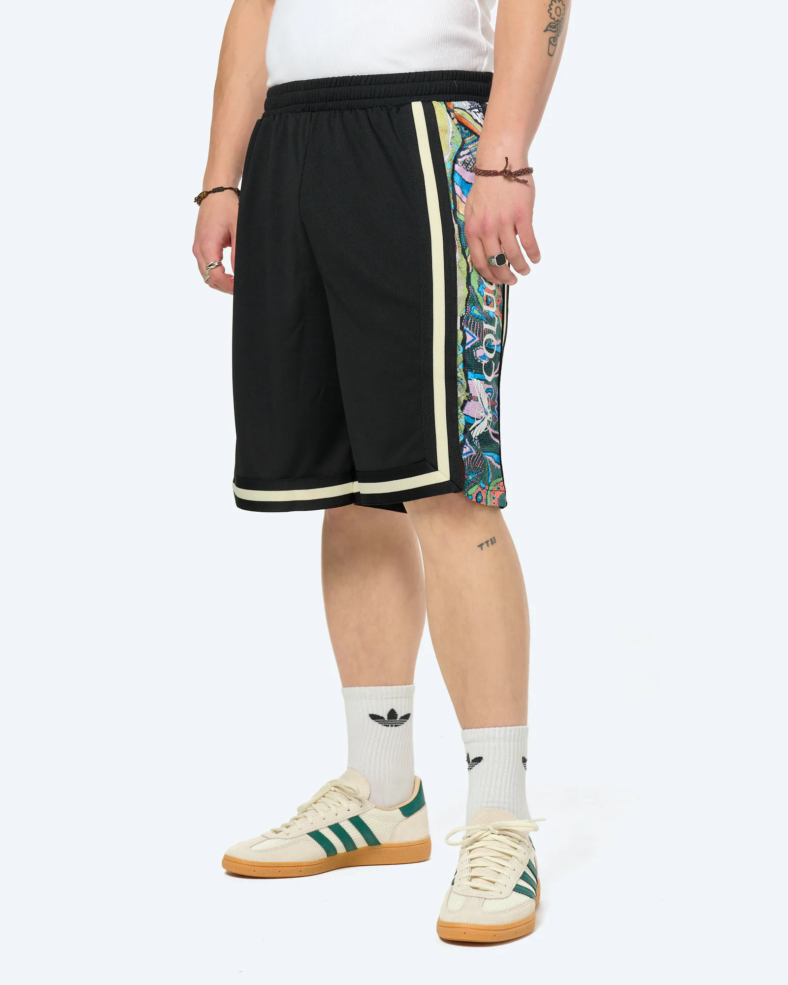Colucci Signature Basketball Mesh Shorts Black/Aop Multi 