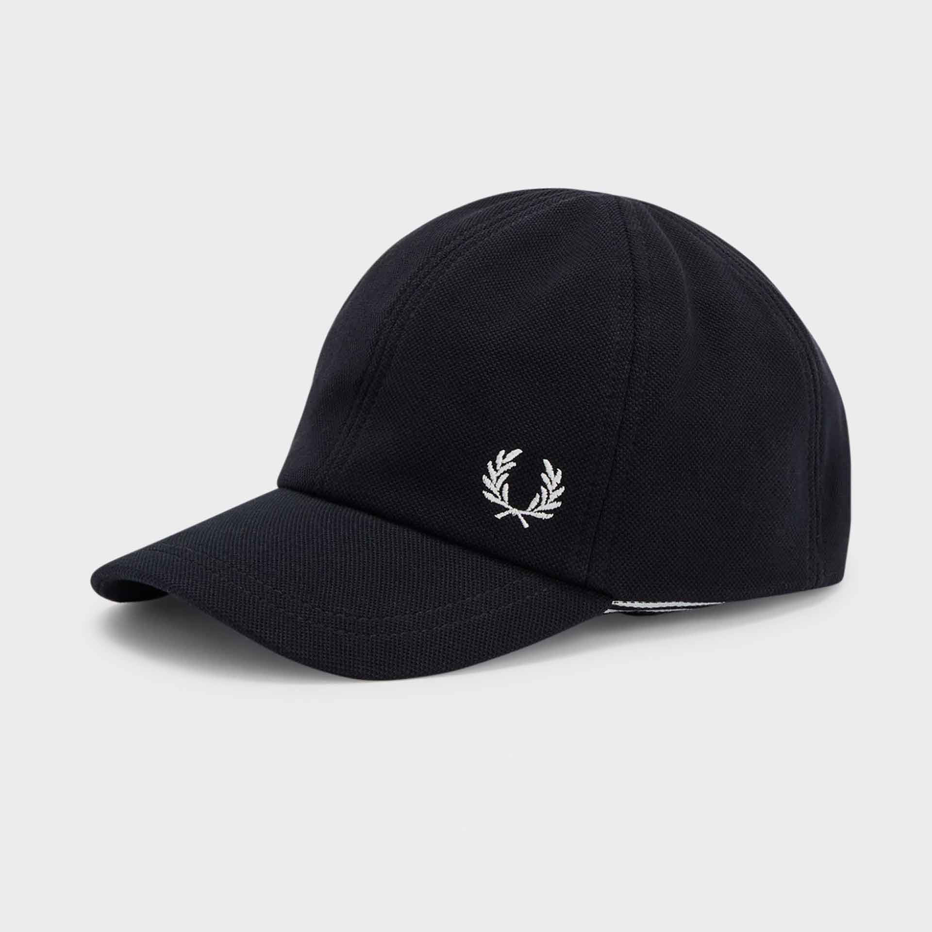 Fred Perry Pique Classic Cap Black