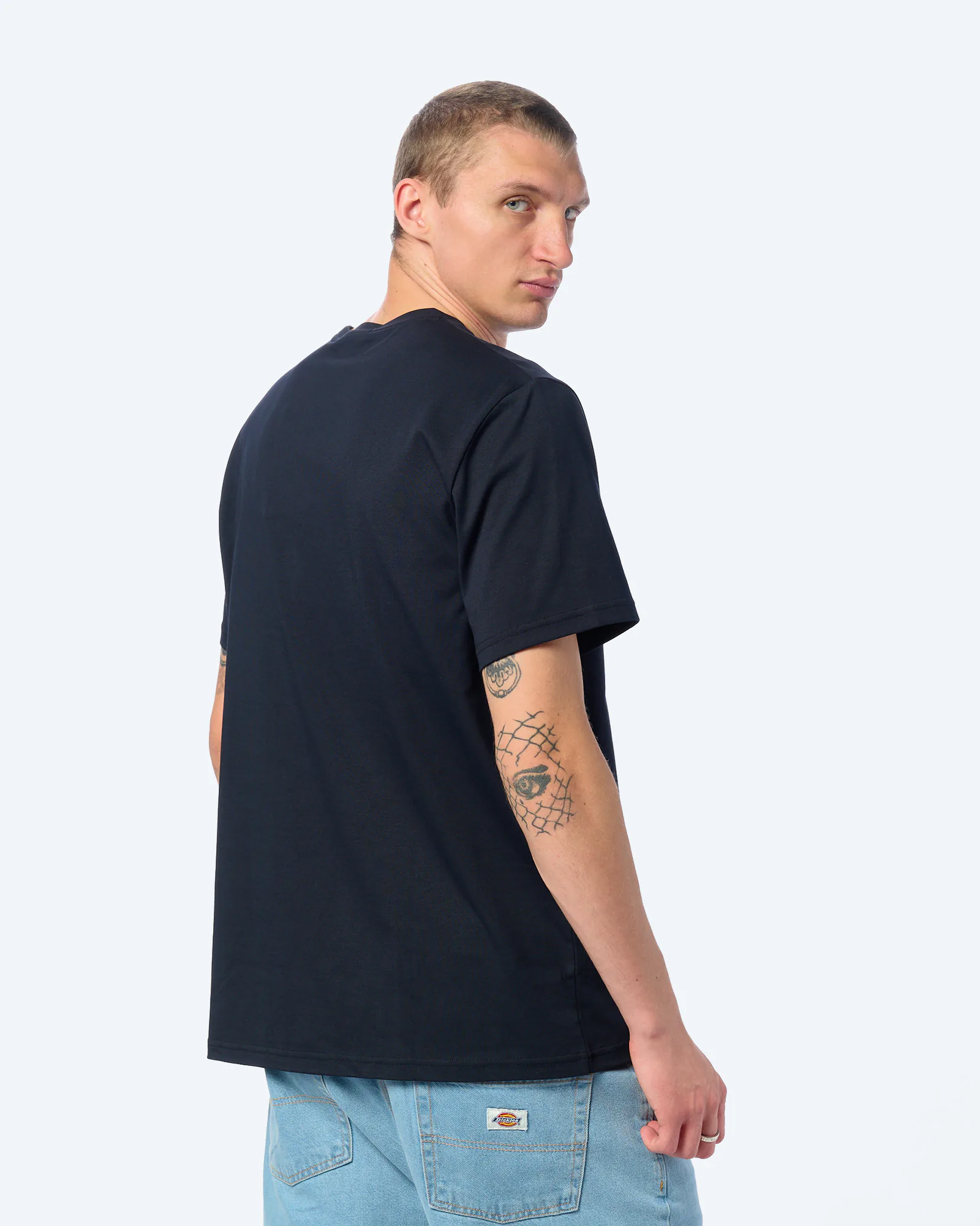Fred Perry Monogram T-Shirt Navy Fred Perry Monogram T-Shirt Navy
