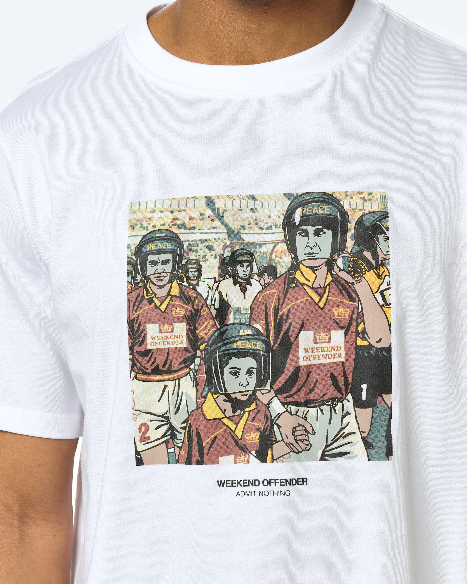 Weekend Offender Roma Graphic T-Shirt White