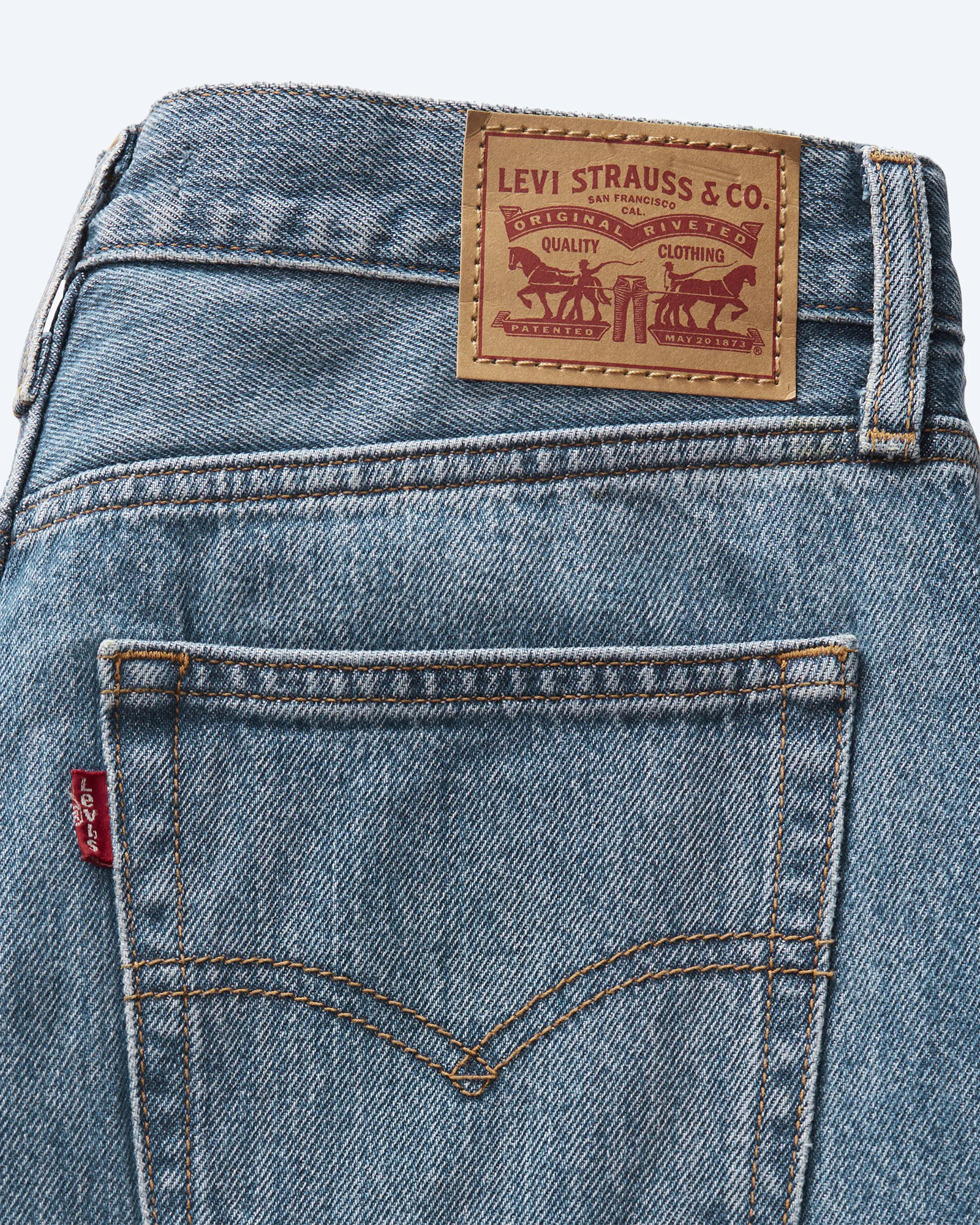 CINCH BAGGY MED INDIGO - WORN IN INVESTED INDIGO