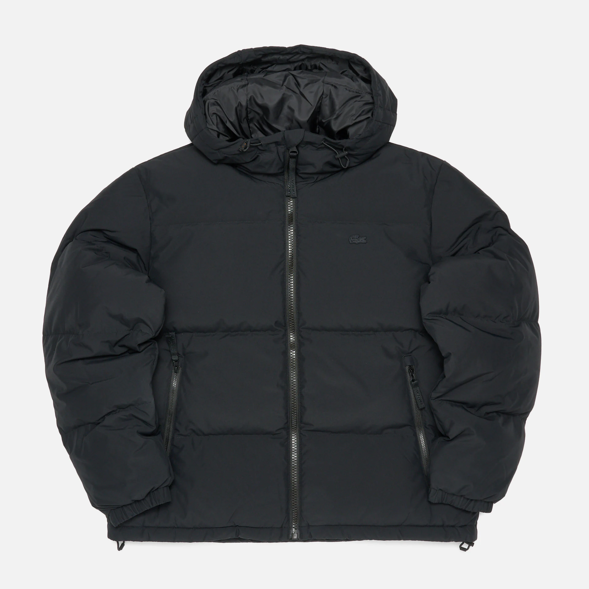 Lacoste Water Repellent Puffer Jacket Black