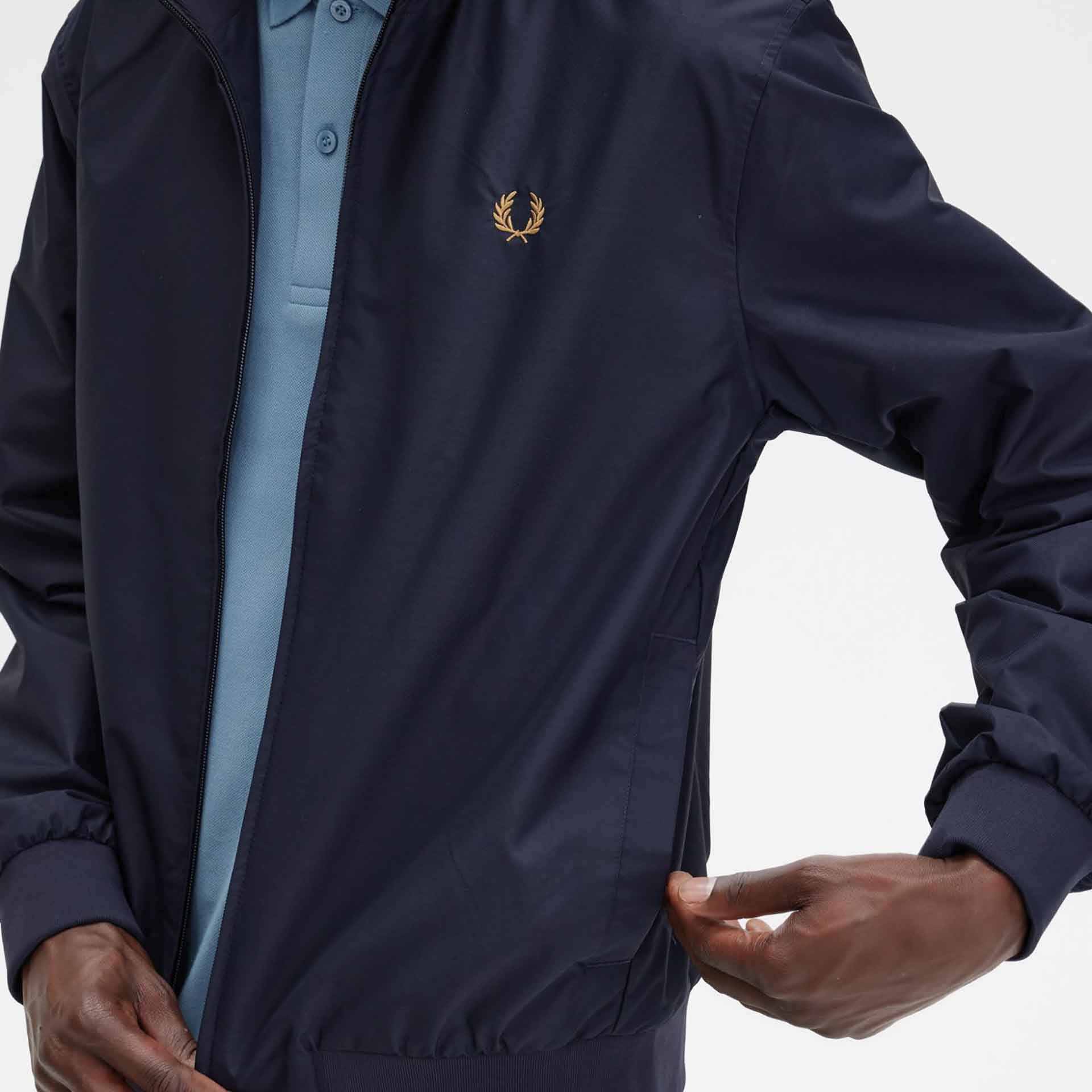 Fred Perry Brentham Jacket Navy