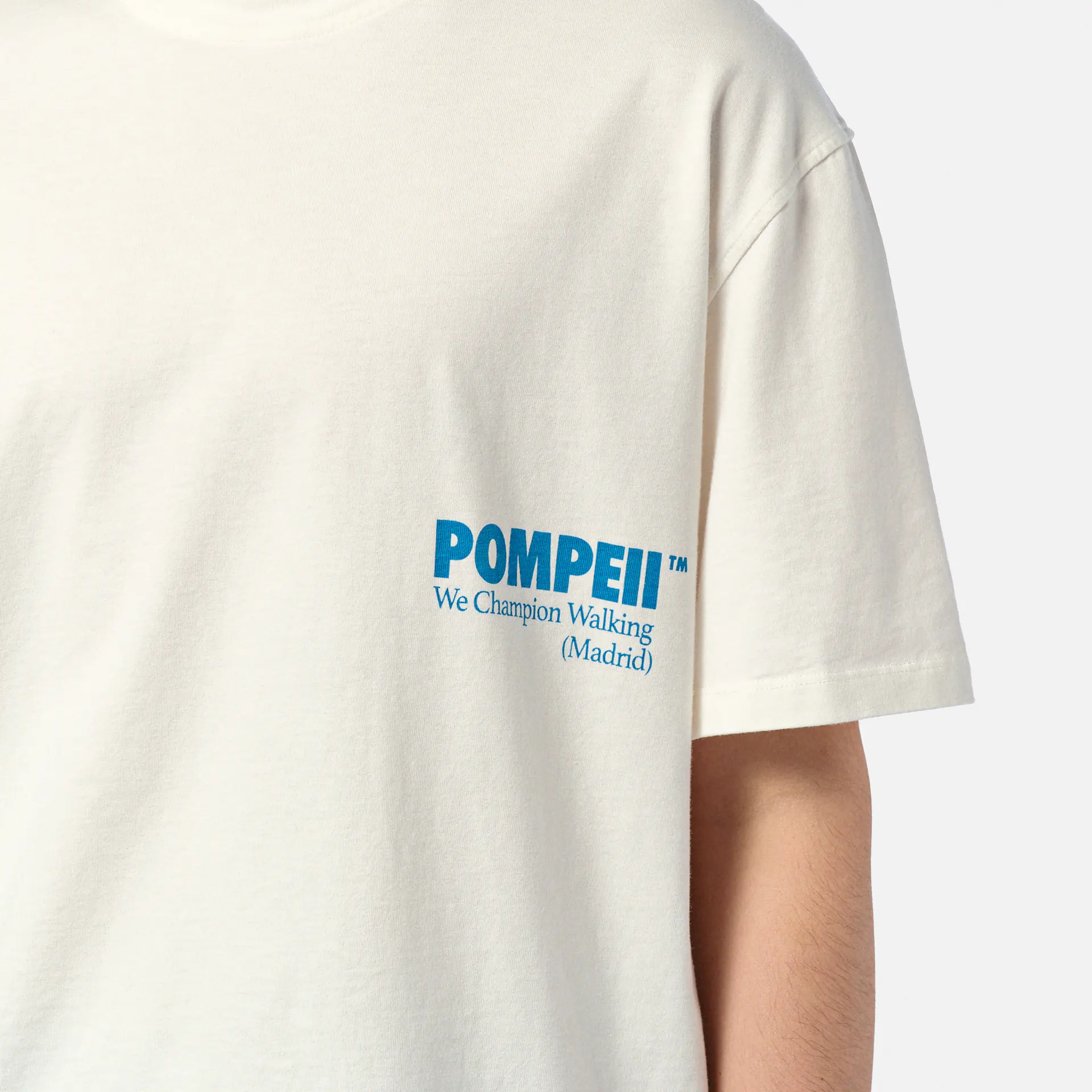POMPEII Boxy T-Shirt Off White 