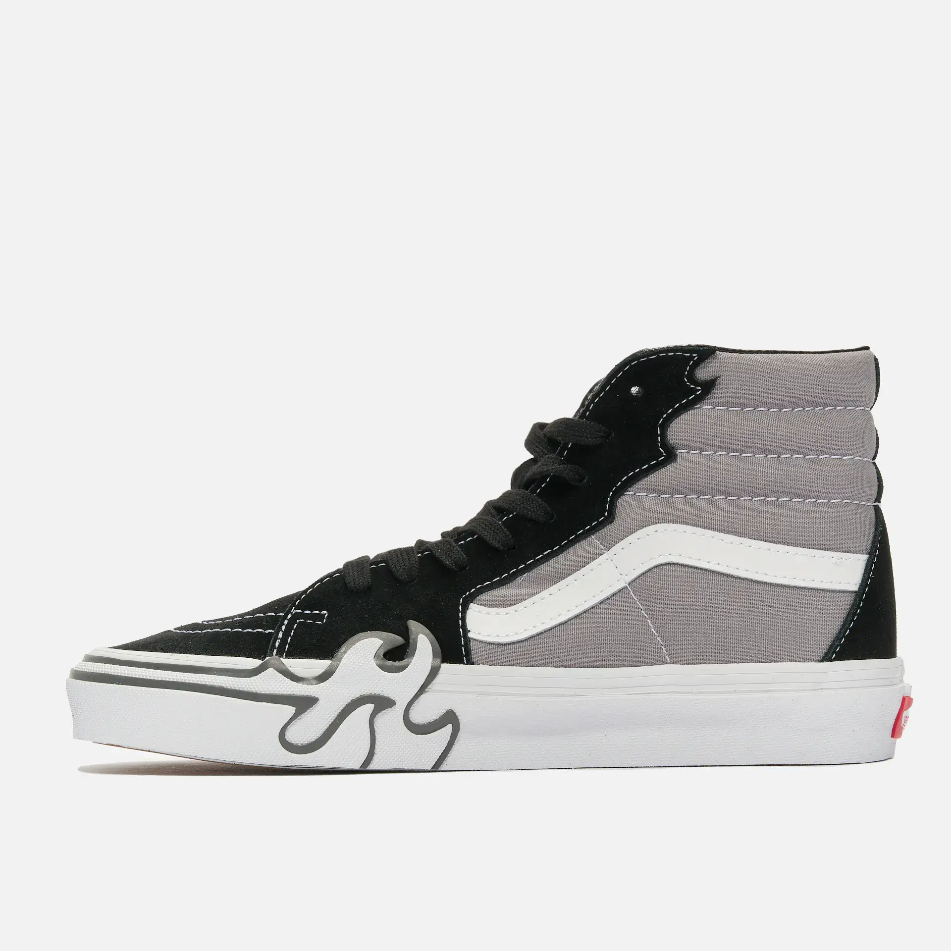 Vans SK8-Hi Flame Sneakers Gray Vans SK8-Hi Flame Sneakers Gray