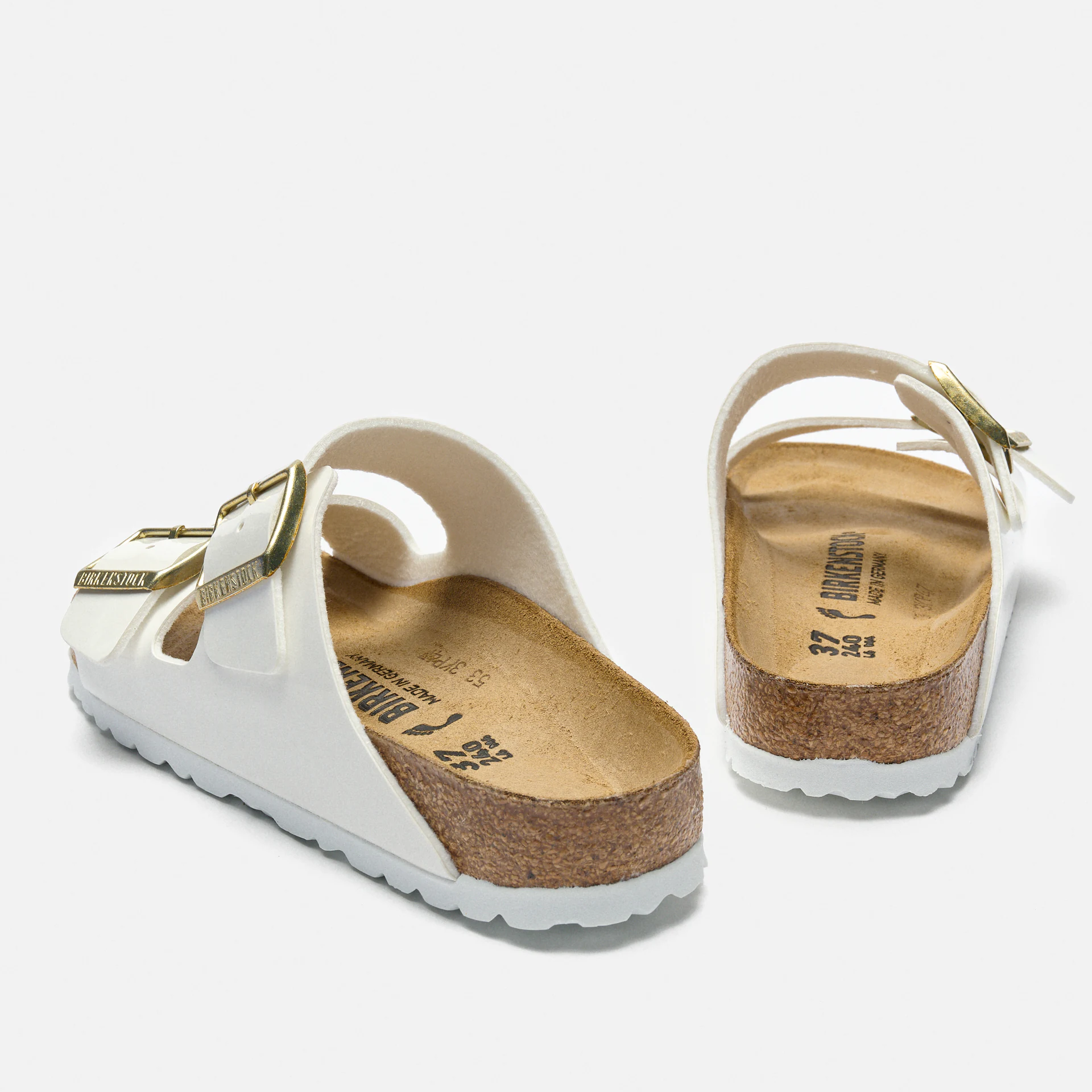 Birkenstock Arizona BF Sandals Patent White