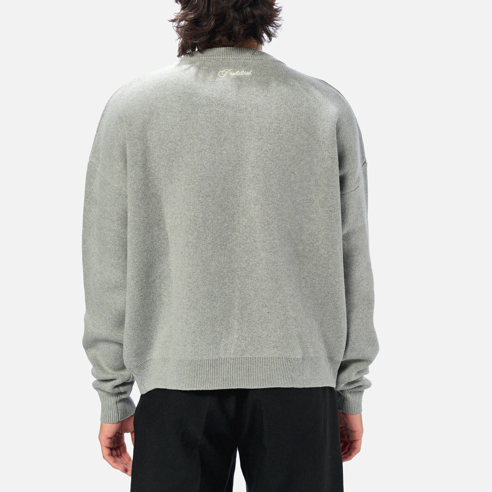 Prohibited Legacy Knit Sweater Grey