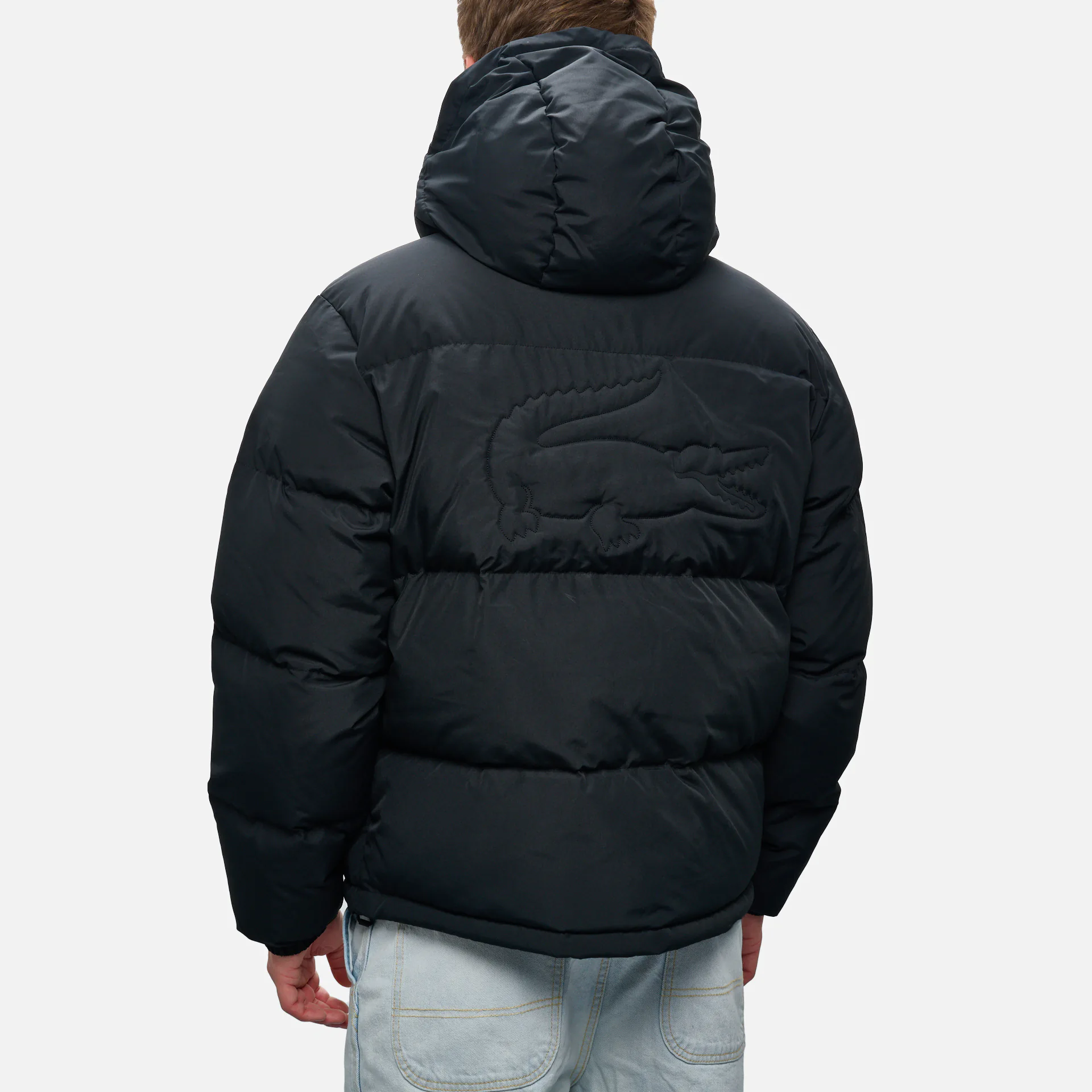 Lacoste Water Repellent Puffer Jacket Black - Main Image