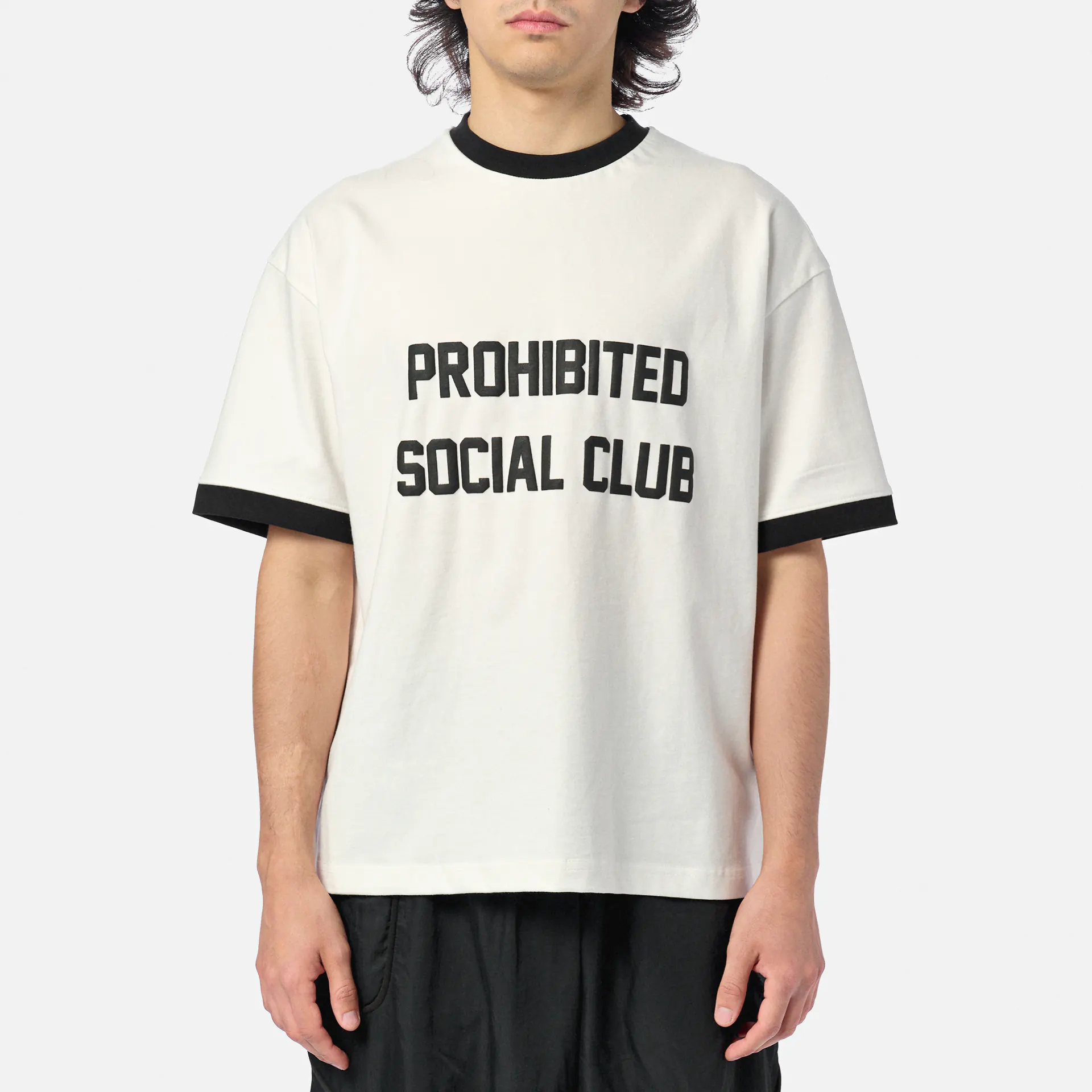 Prohibited SC Contrast T-Shirt Black
