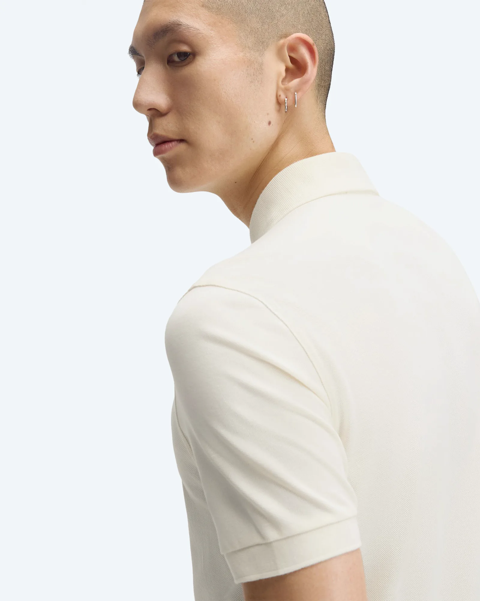 Fred Perry The Fred Perry Shirt Ecru/Nightgreen