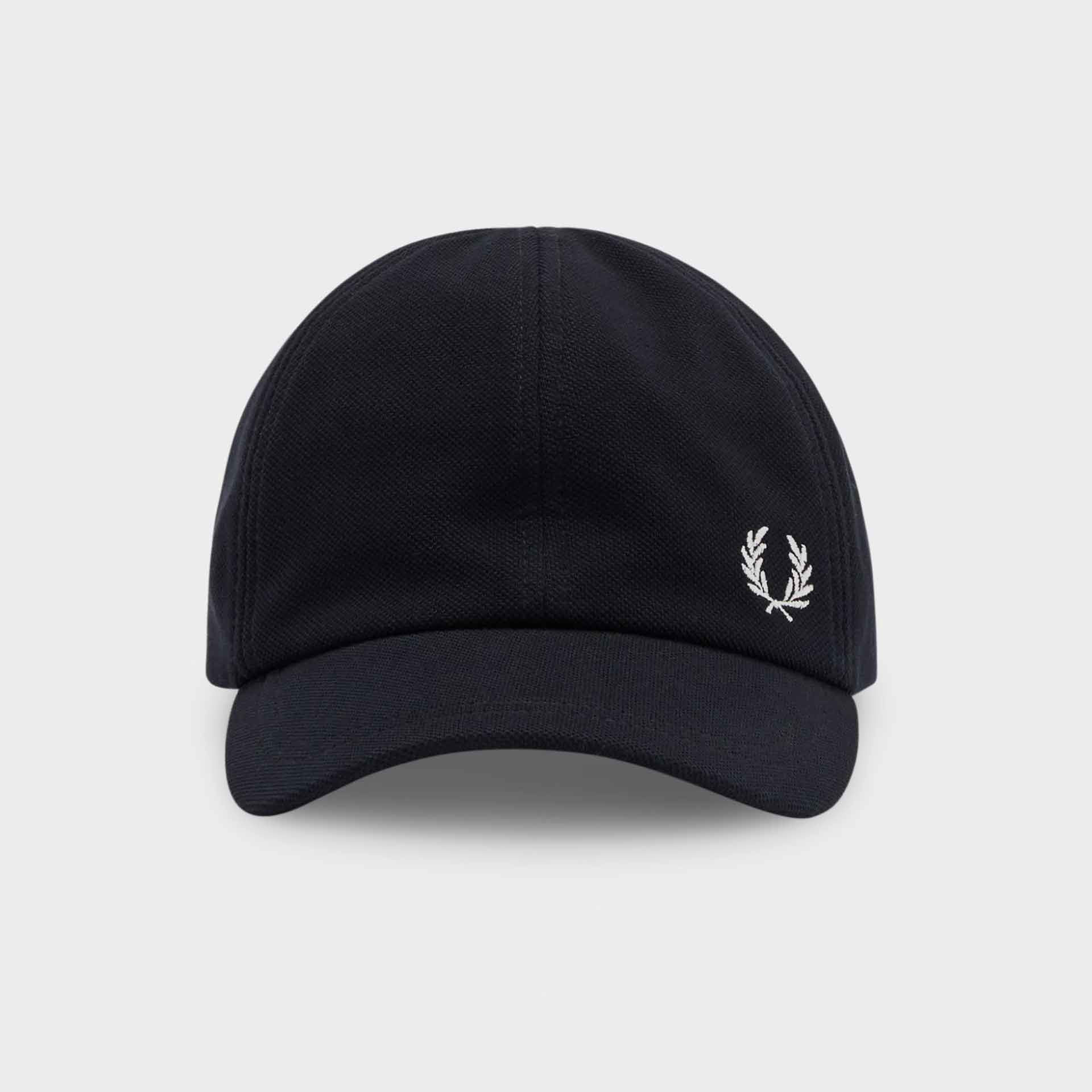 Fred Perry Pique Classic Cap Black