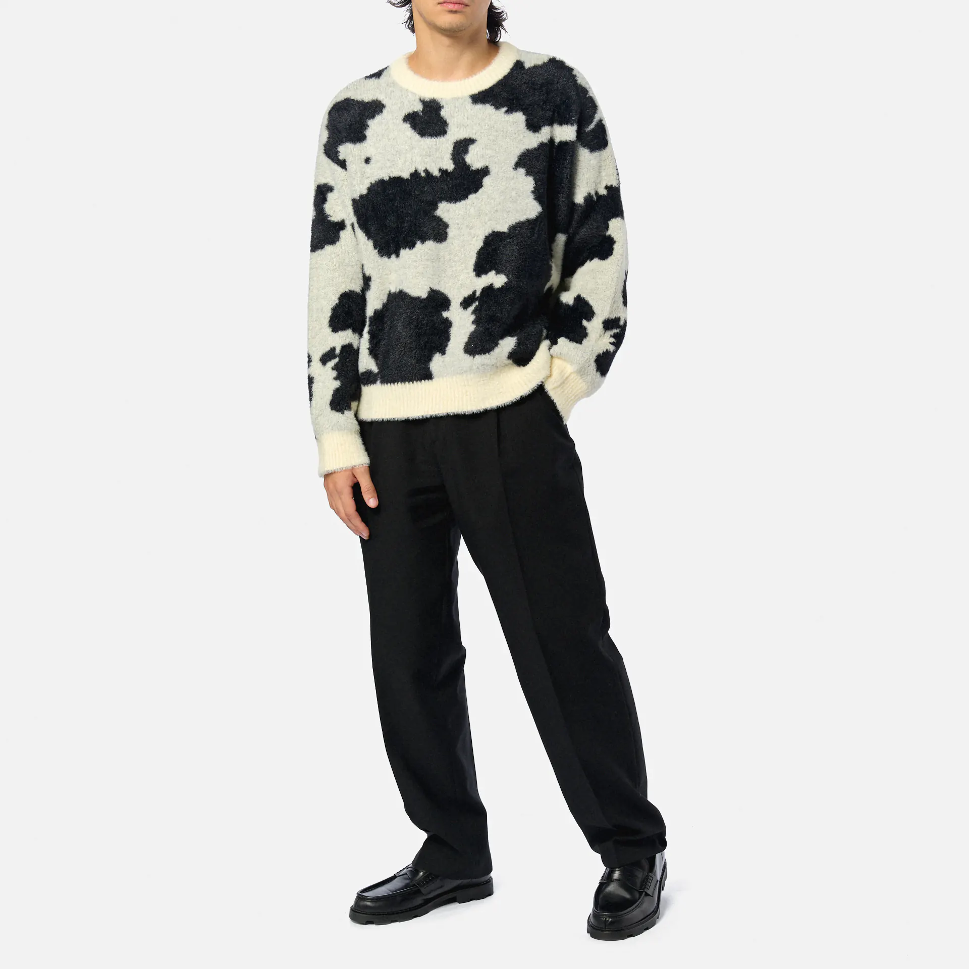 Another Cotton Another Cow Knit Sweater White