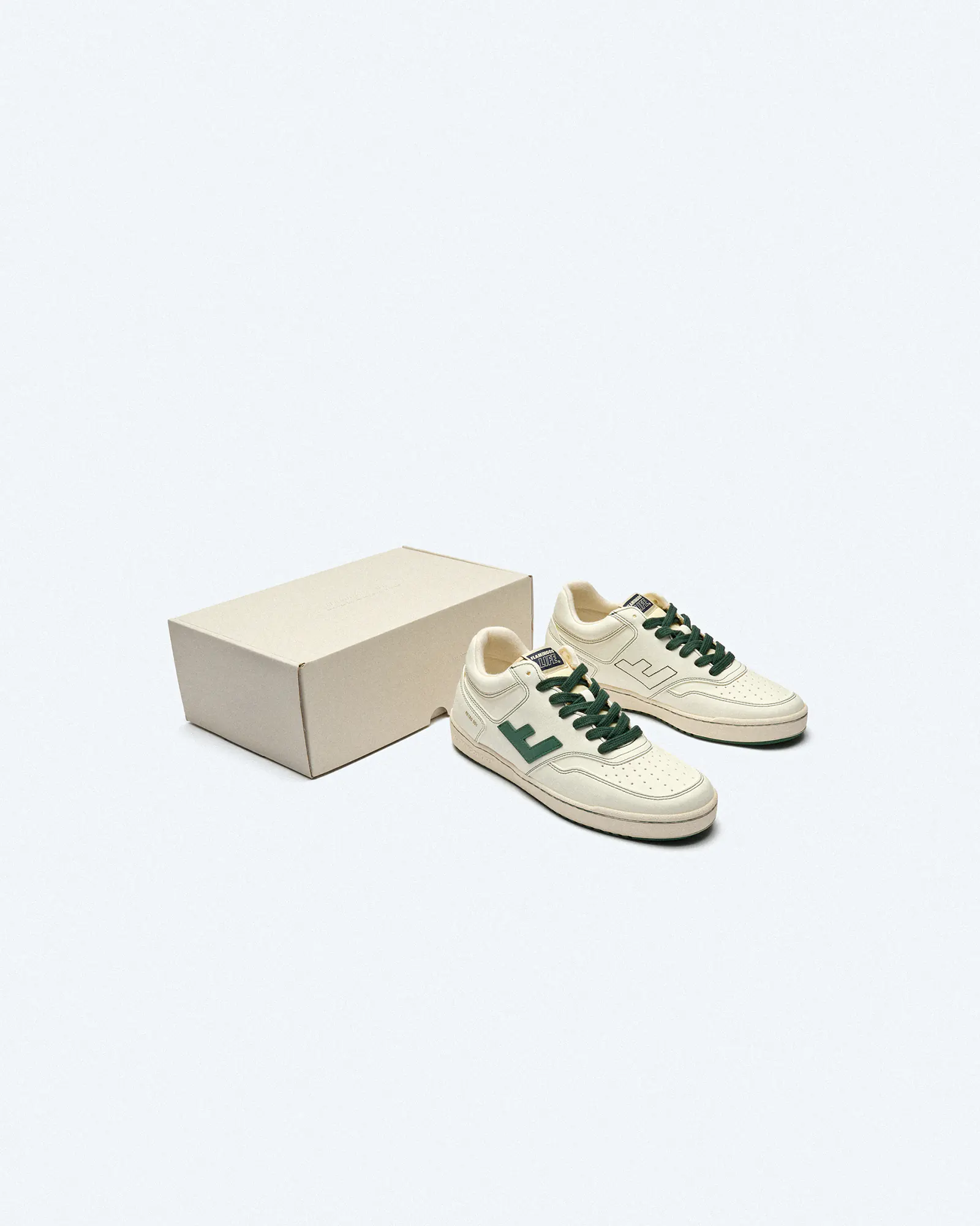 Flamingos Life Retro 90s Sneaker Pearl Forrest Flamingos Life Retro 90s Sneaker Pearl Forrest