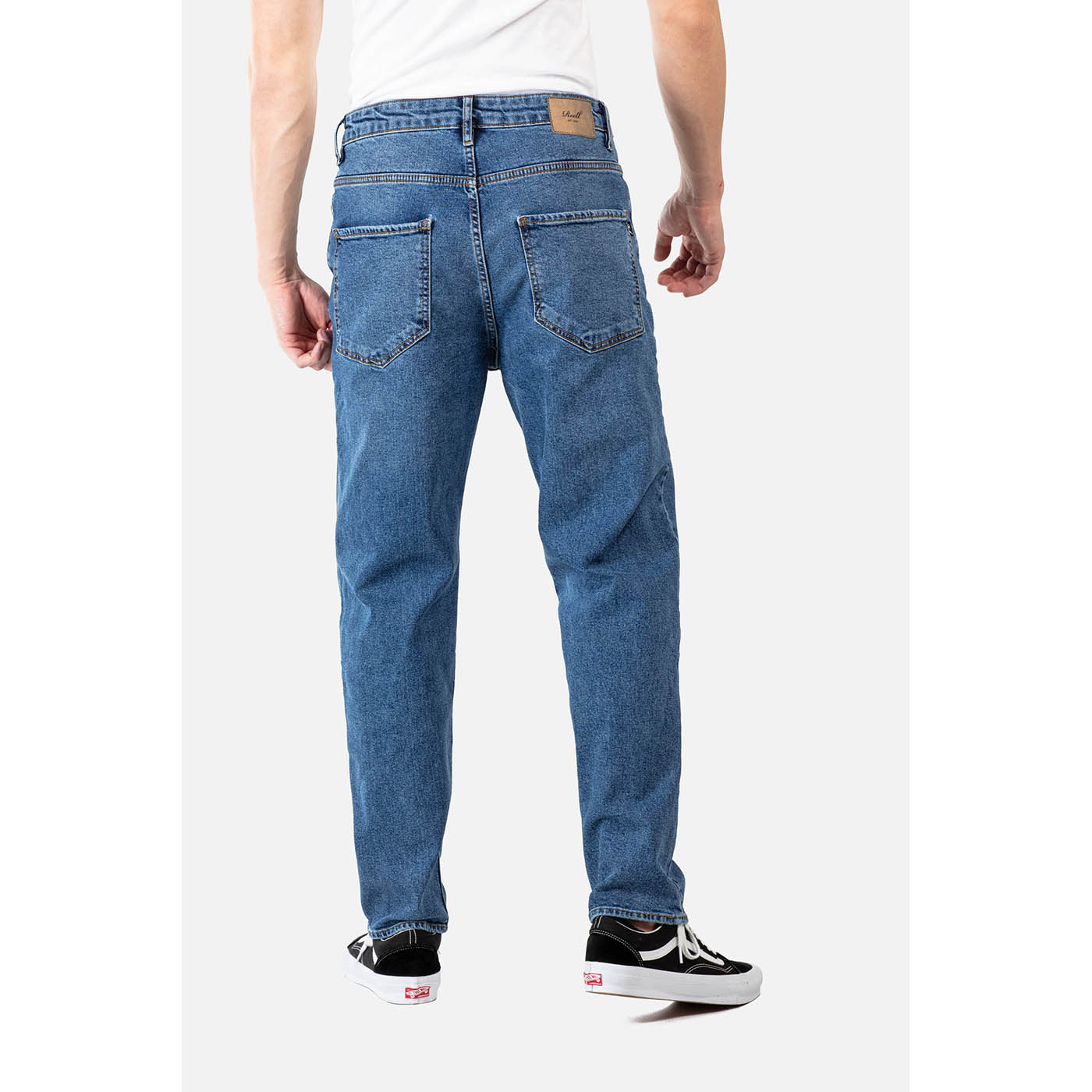 Reell Jeans Rave Tapered Fit Jeans Retro Mid Blue